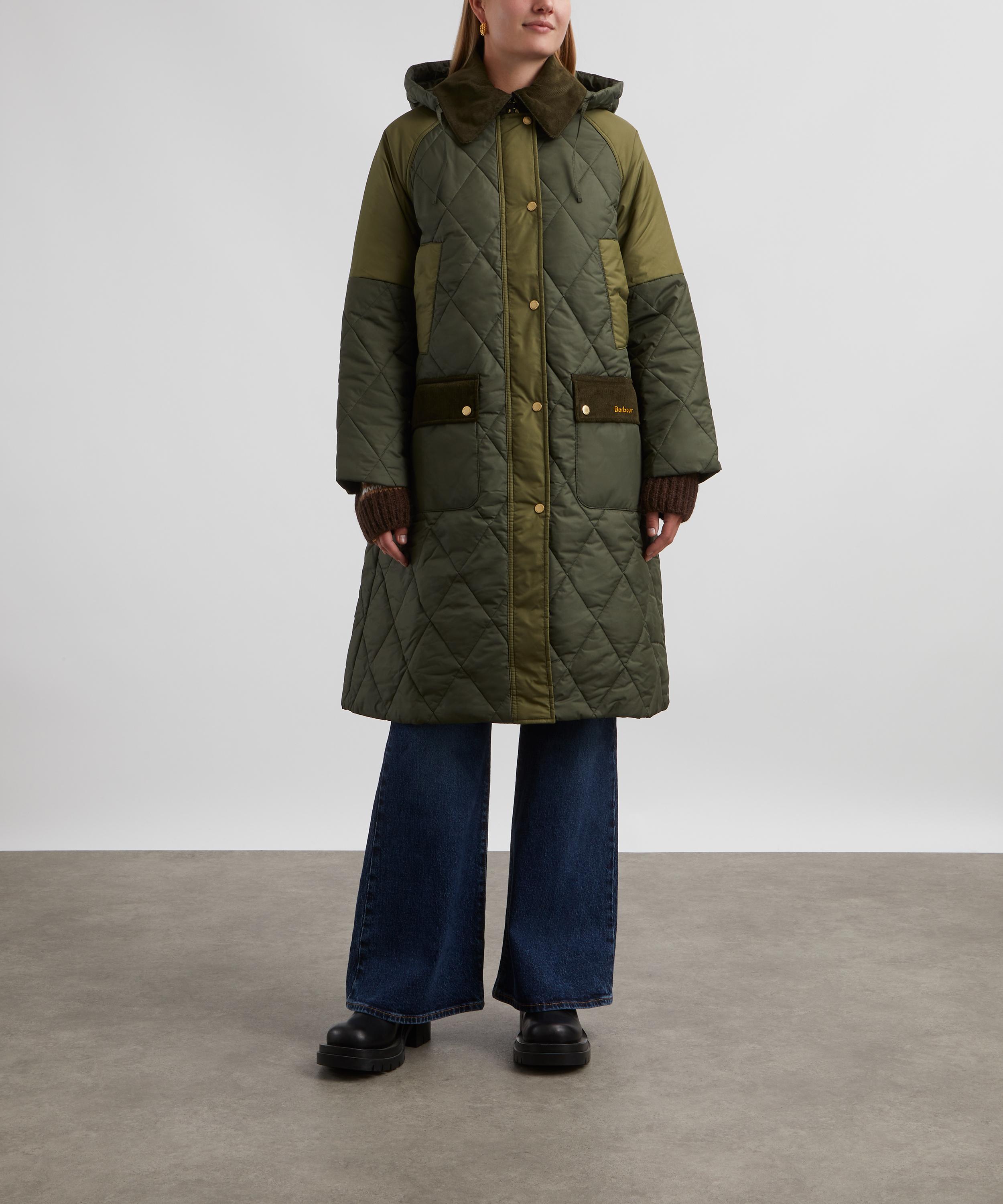 Barbour - Cookston Longline Quilted Coat image number 2