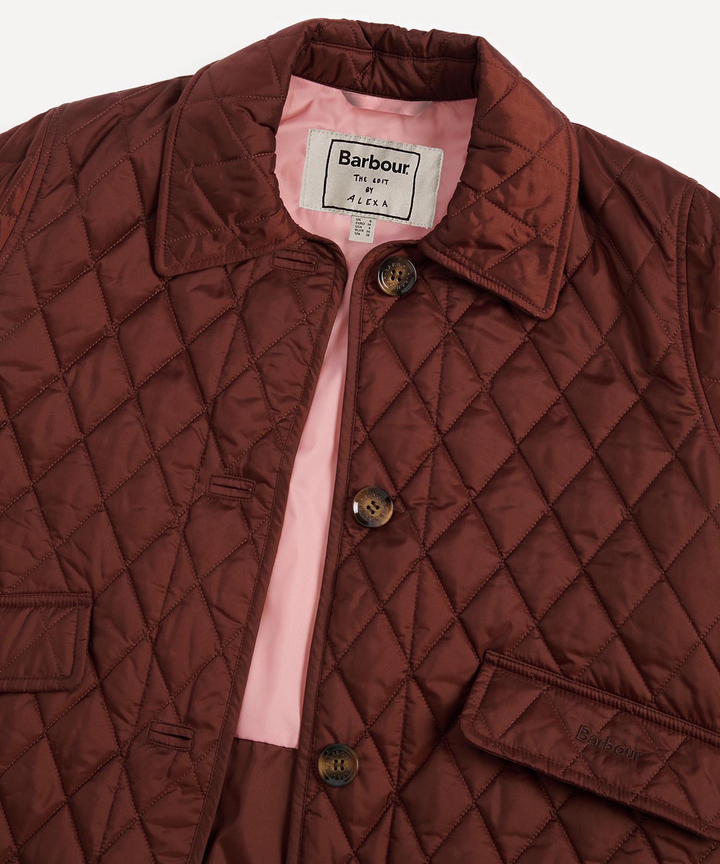 Barbour - x The Edit by Alexa Chung Jamie Quilted Jacket image number 4