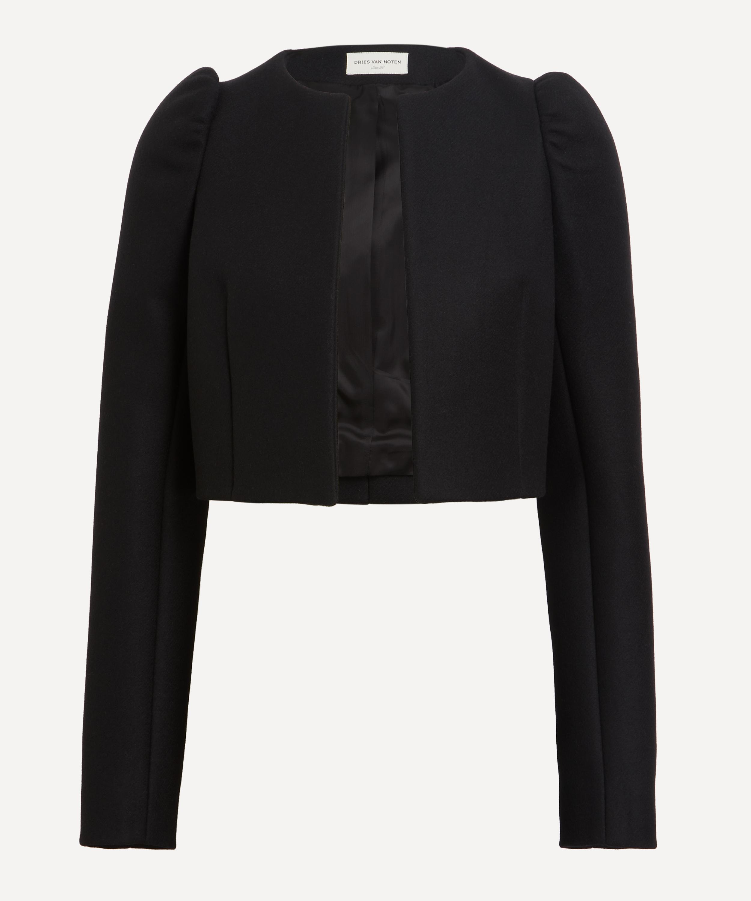 Dries Van Noten - Cropped Wool Jacket image number 0