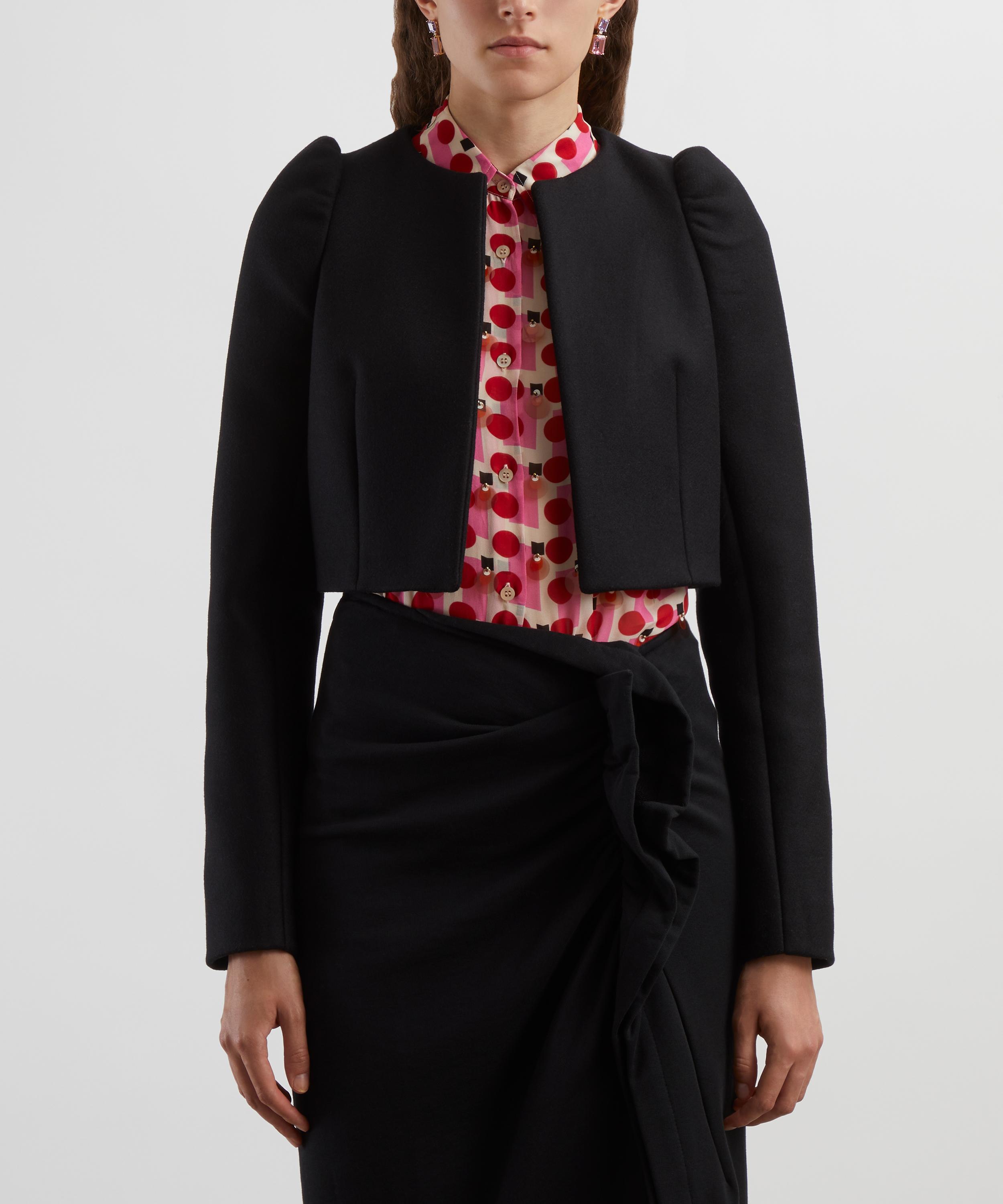 Dries Van Noten - Cropped Wool Jacket image number 2