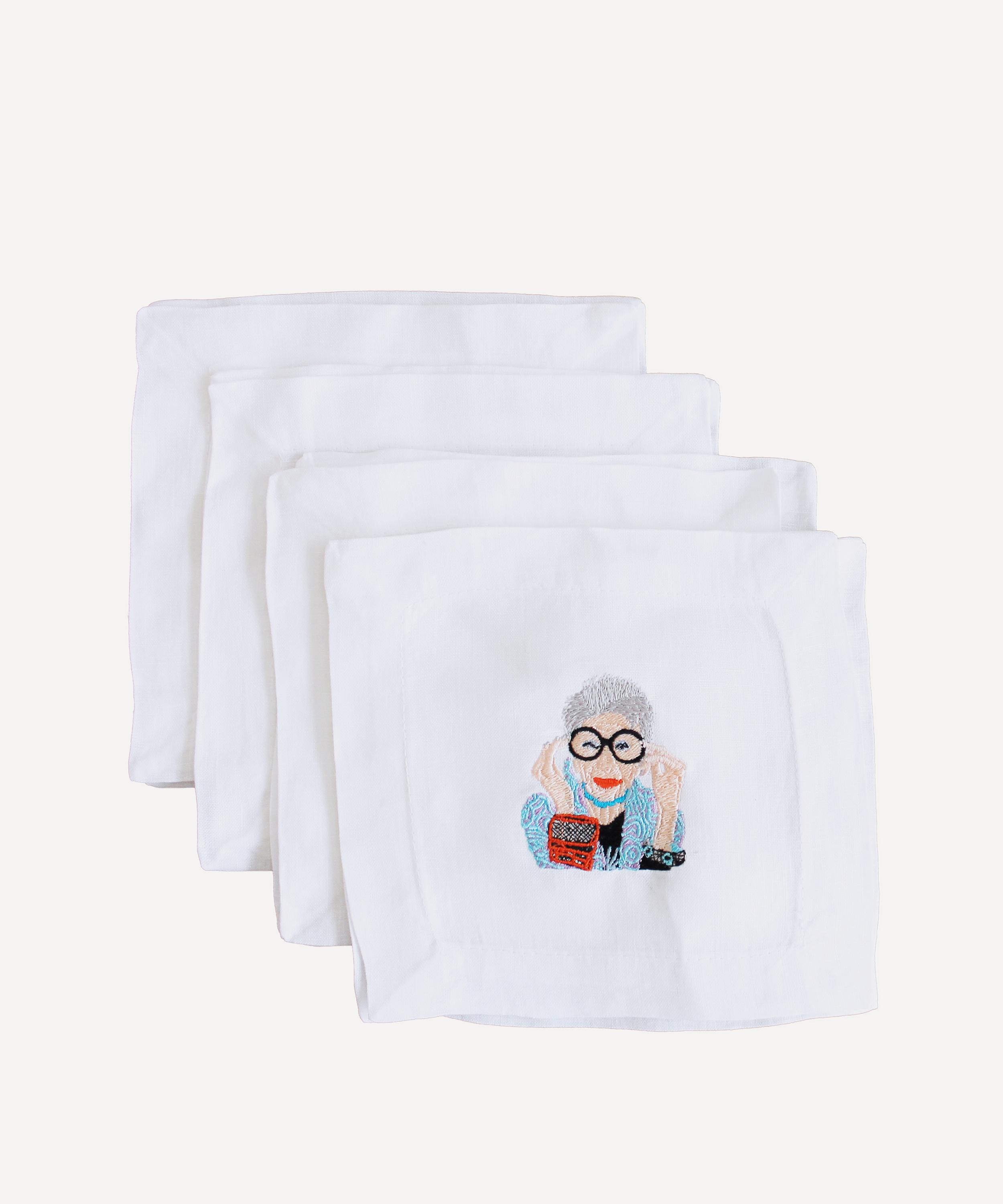 Lettermade - Iris Apfel Cocktail Napkins Set of Four image number 0