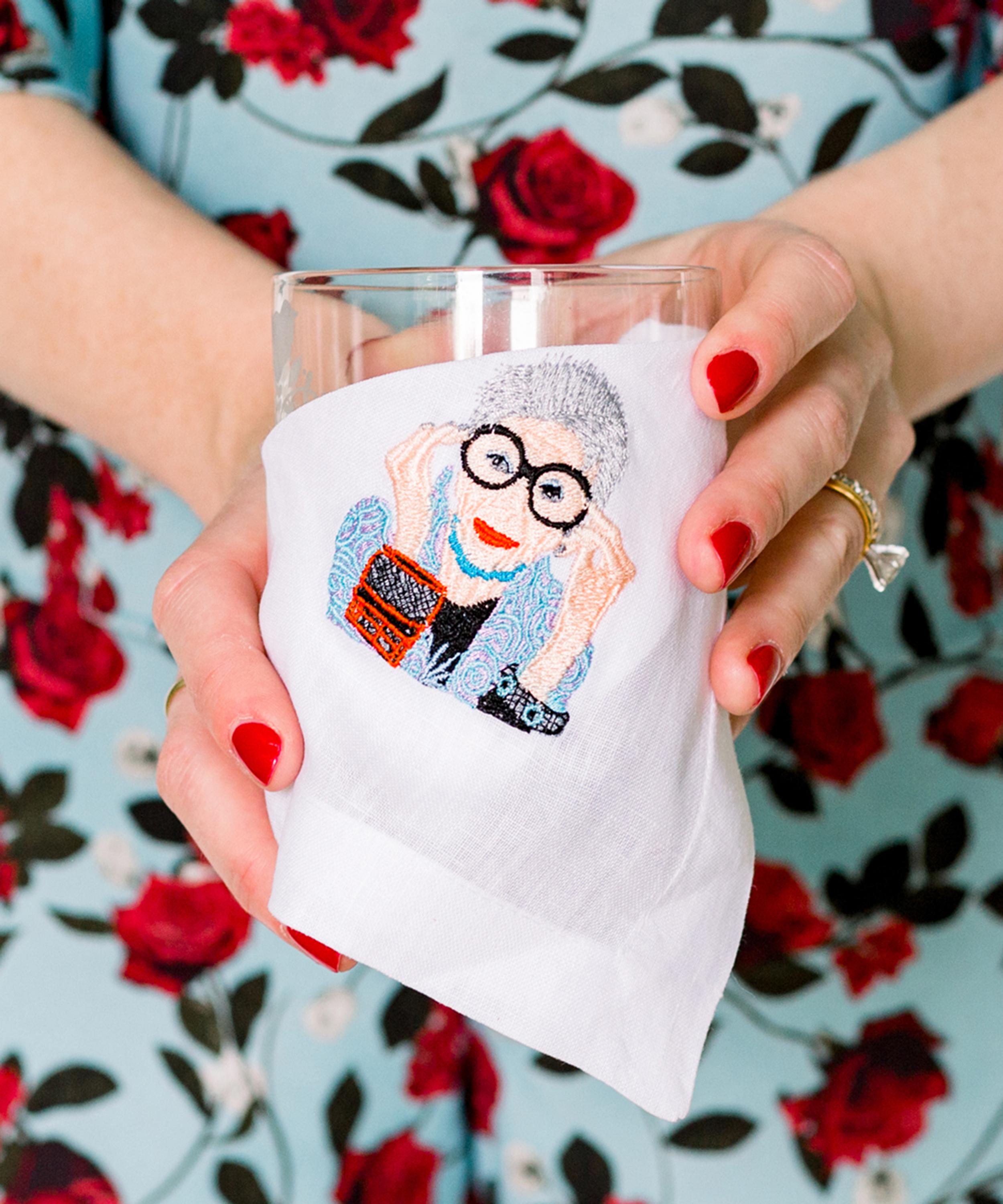 Lettermade - Iris Apfel Cocktail Napkins Set of Four image number 1