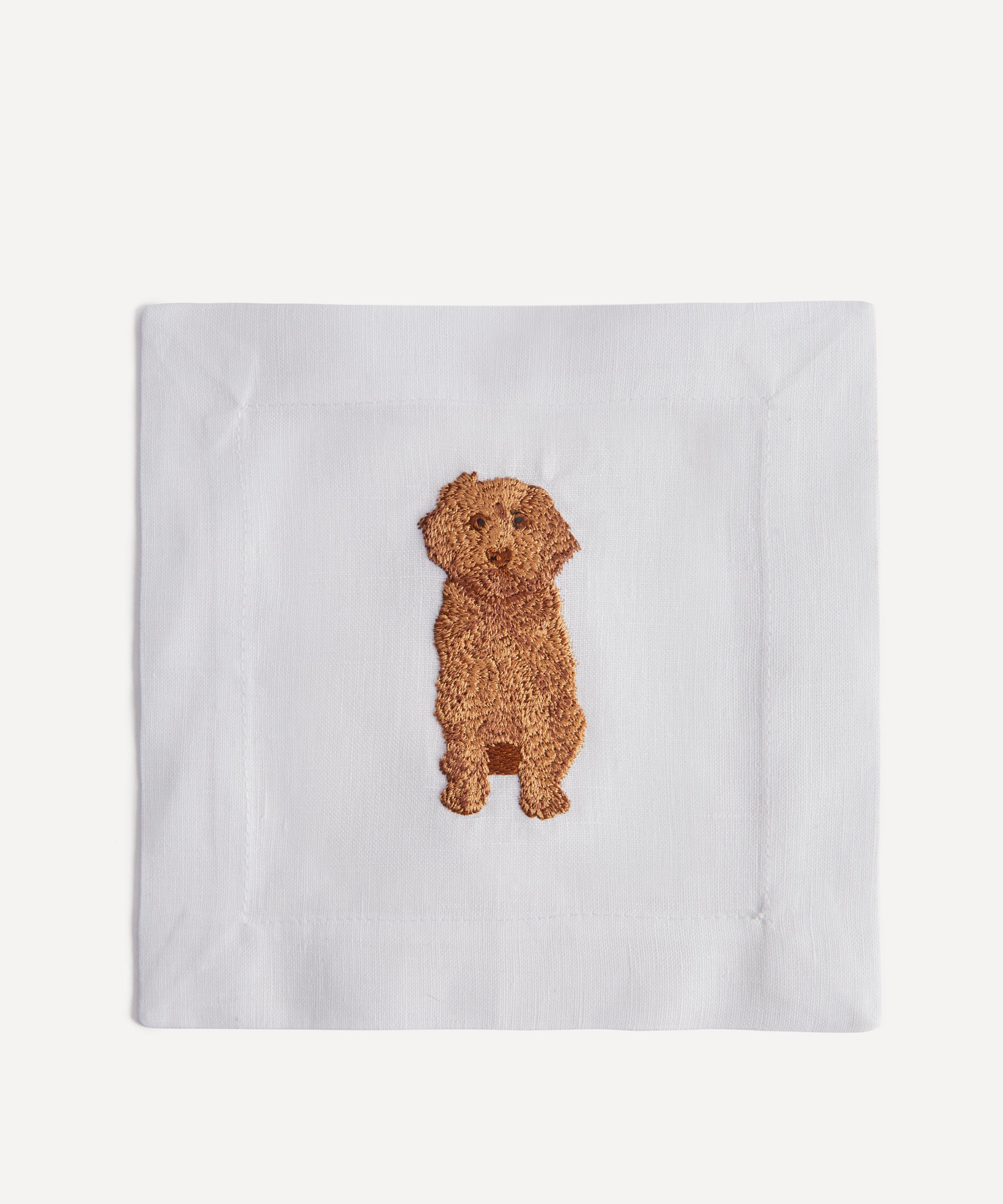 Lettermade - Cavapoo Cocktail Napkins Set of Four image number 1