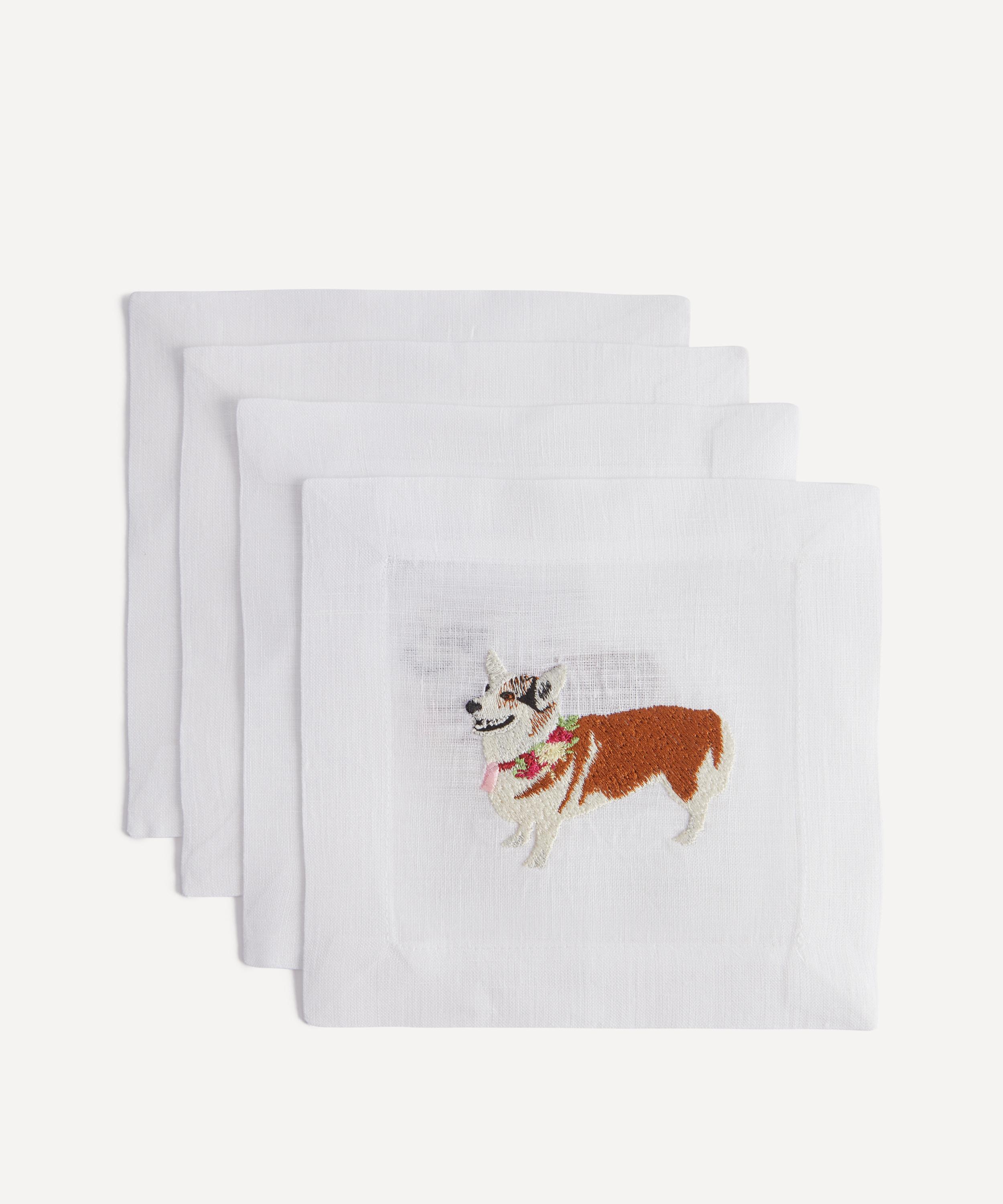 Lettermade - Corgi Cocktail Napkins Set of Four