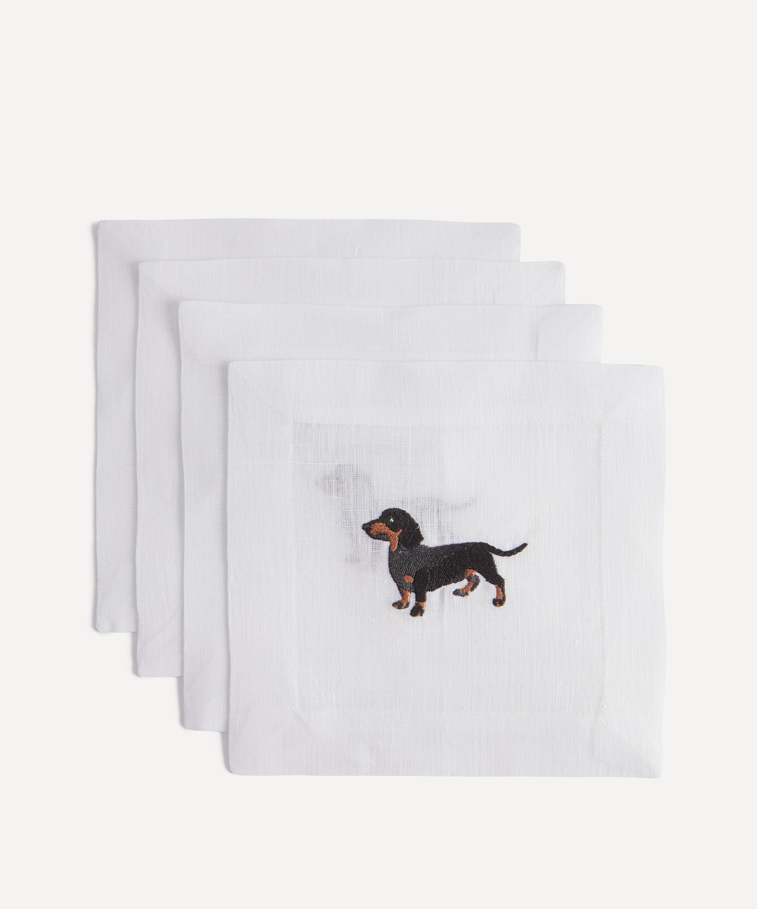 Lettermade - Dachshund Cocktail Napkins Set of Four image number 0