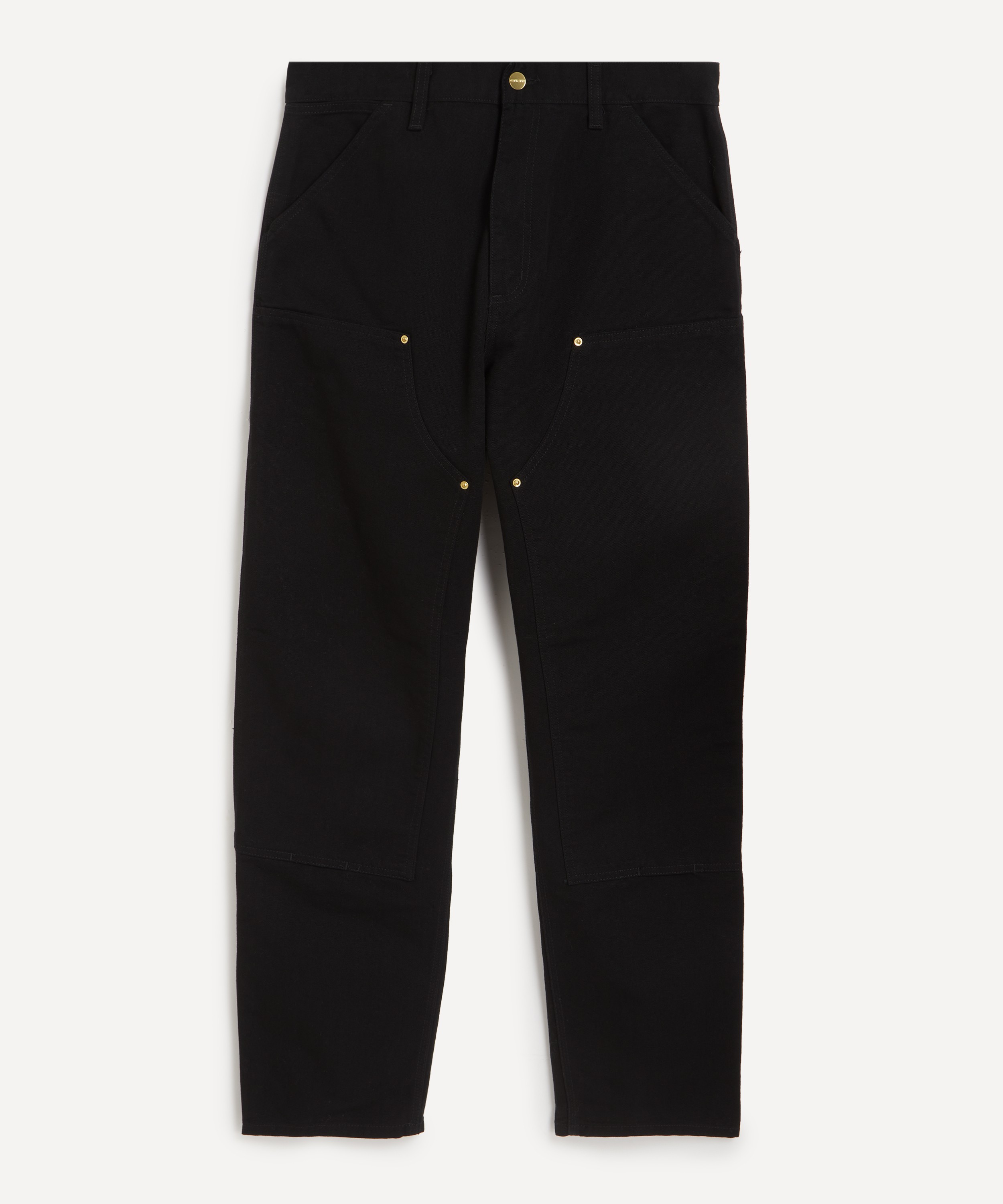 Carhartt WIP - Black Double Knee Trousers image number 0