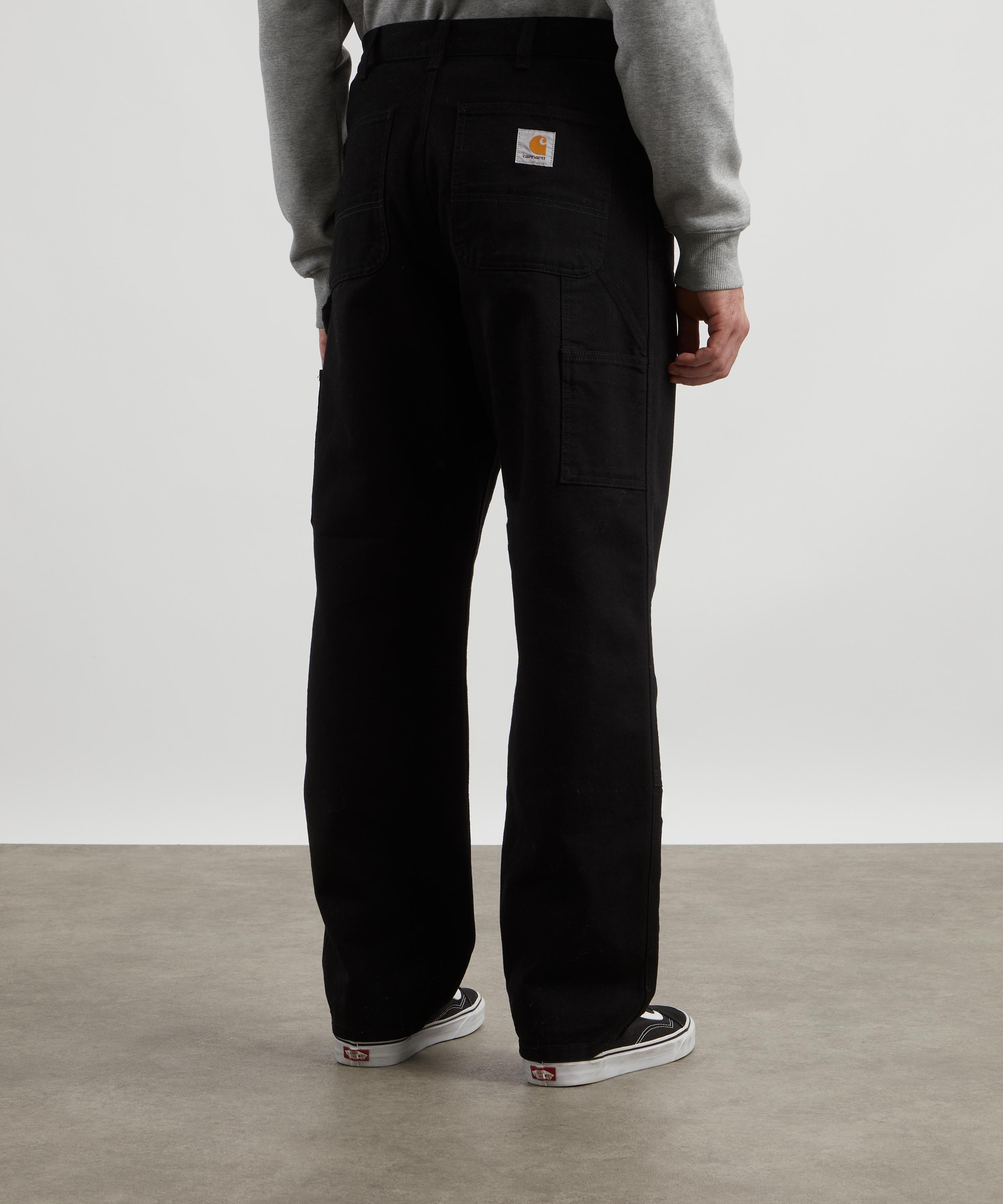 Carhartt WIP - Black Double Knee Trousers image number 3