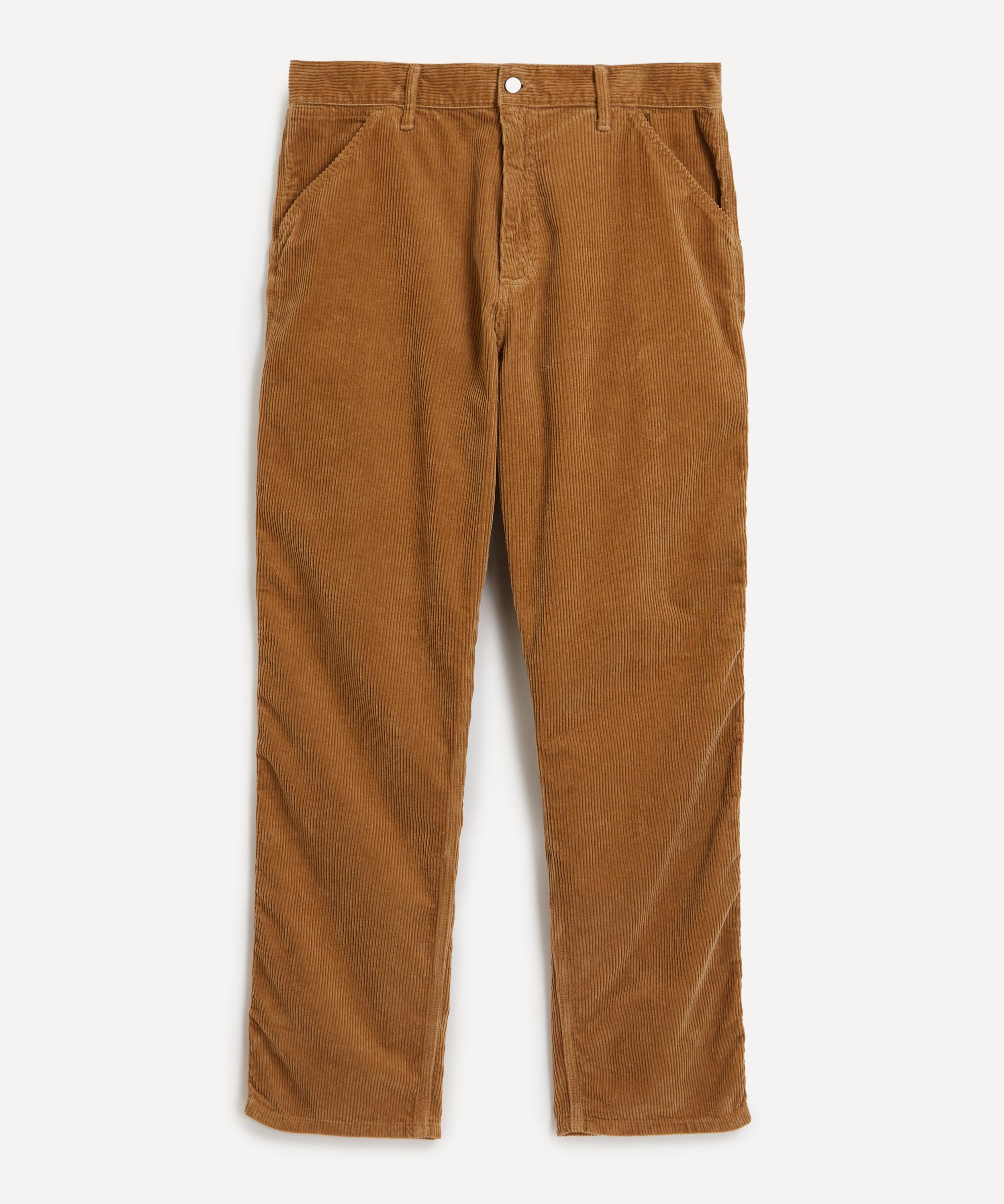 Carhartt WIP - Single Knee Cotton Coventry Corduroy Deep H Brown Trousers image number 0