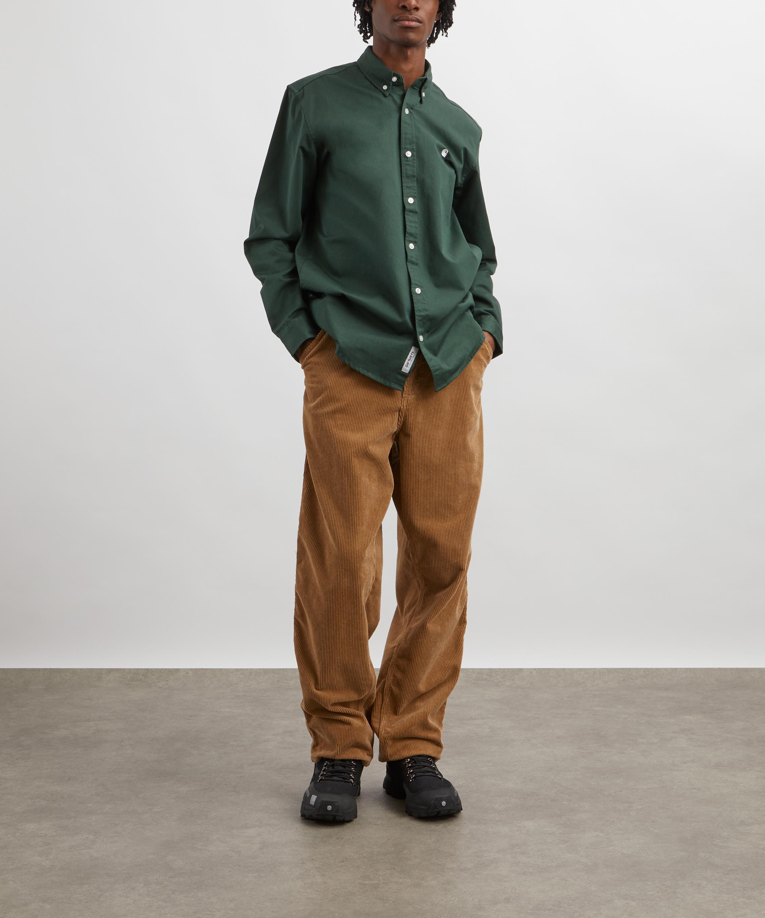 Carhartt WIP - Single Knee Cotton Coventry Corduroy Deep H Brown Trousers image number 1