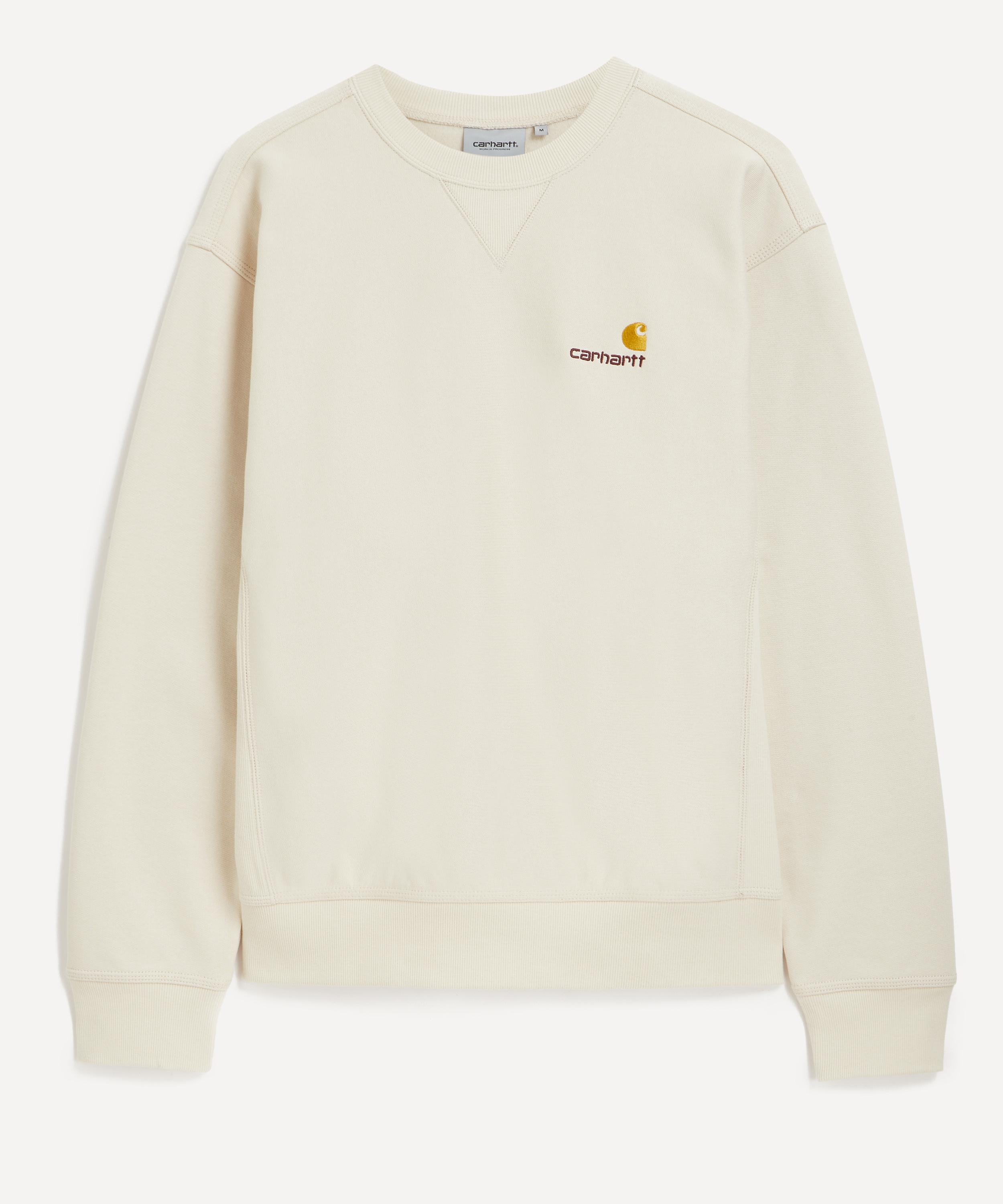 Carhartt WIP - American Script Moonbeam Sweatshirt image number 0