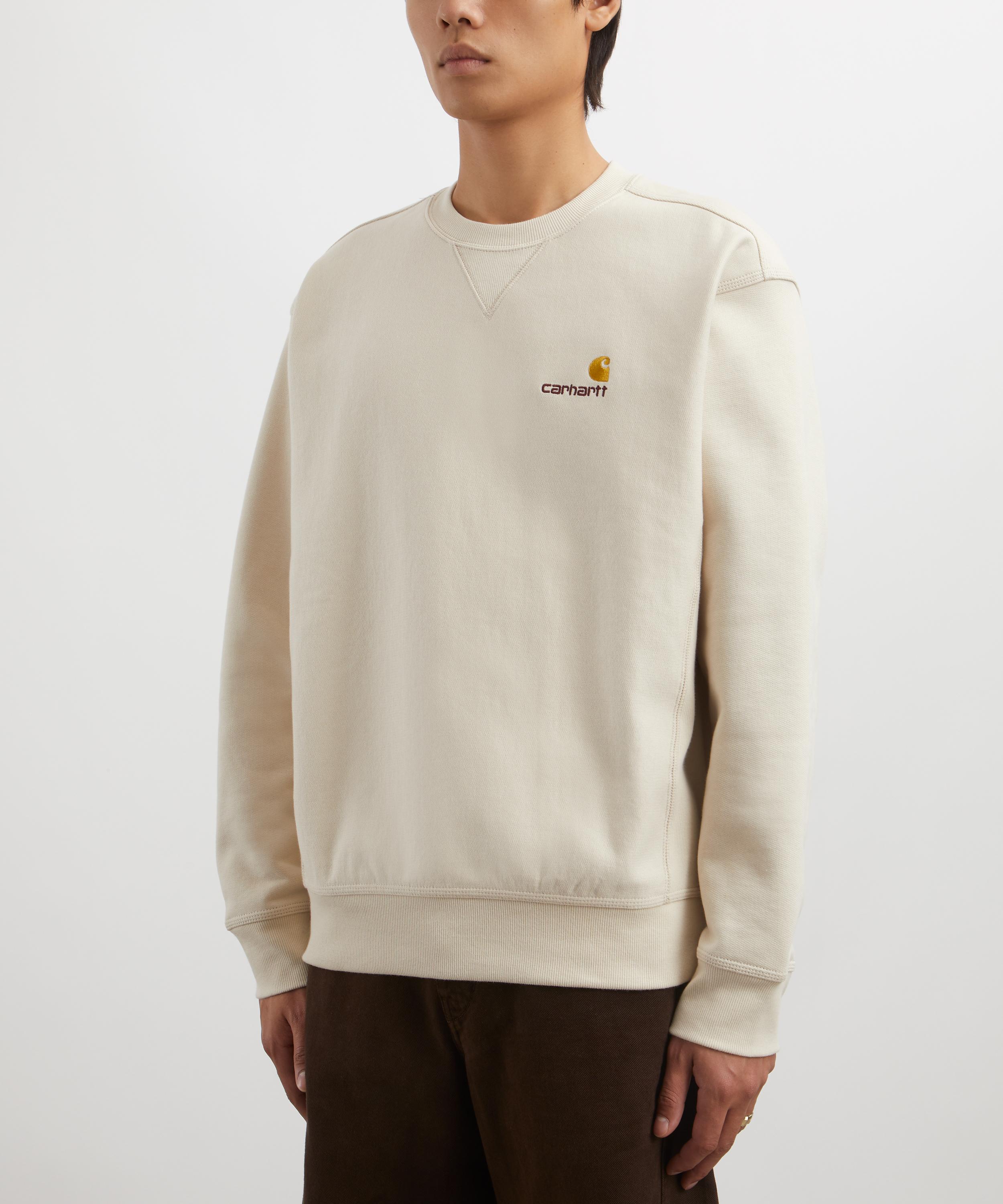 Carhartt WIP - American Script Moonbeam Sweatshirt image number 2