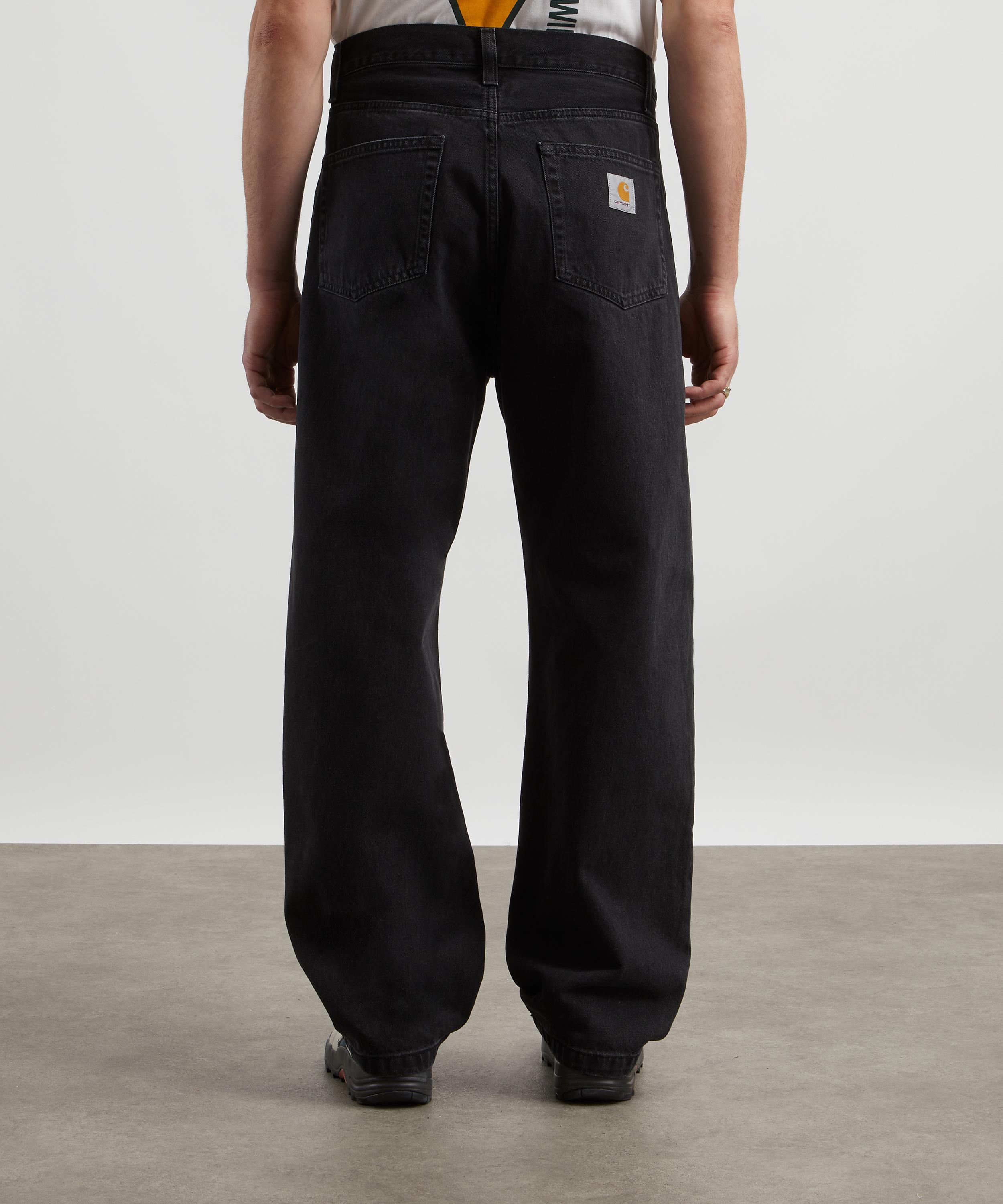 Carhartt WIP - Black Stone Washed Landon Denim Trousers image number 3