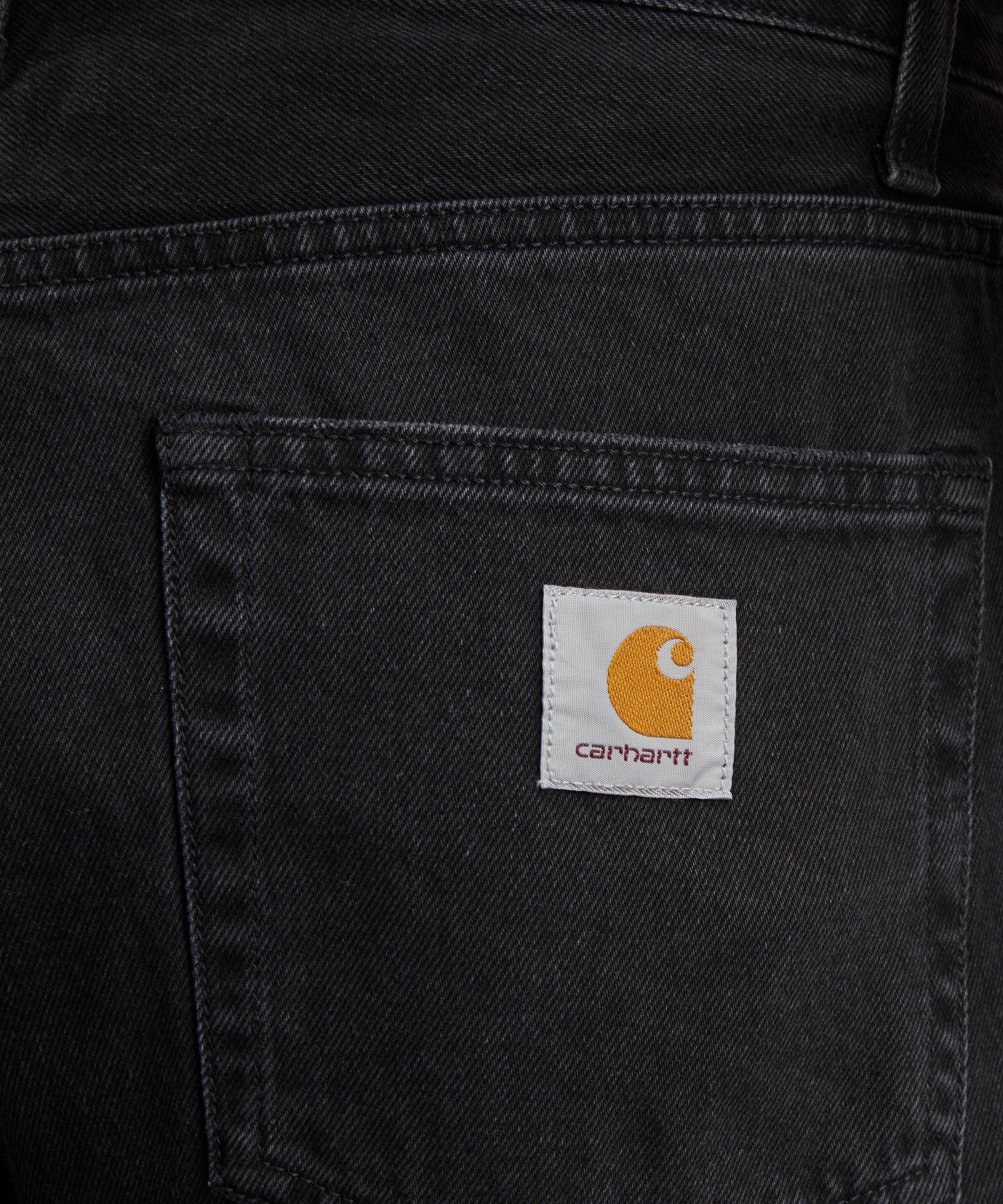Carhartt WIP - Black Stone Washed Landon Denim Trousers image number 4
