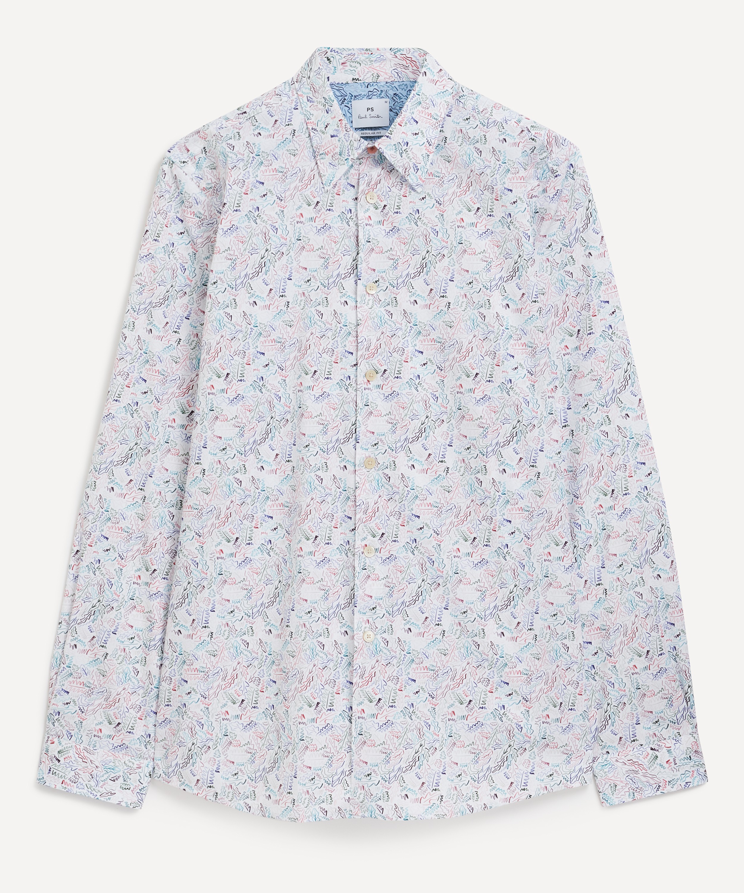 PS Paul Smith - Chicory Floral Tailored Cotton Shirt image number 0