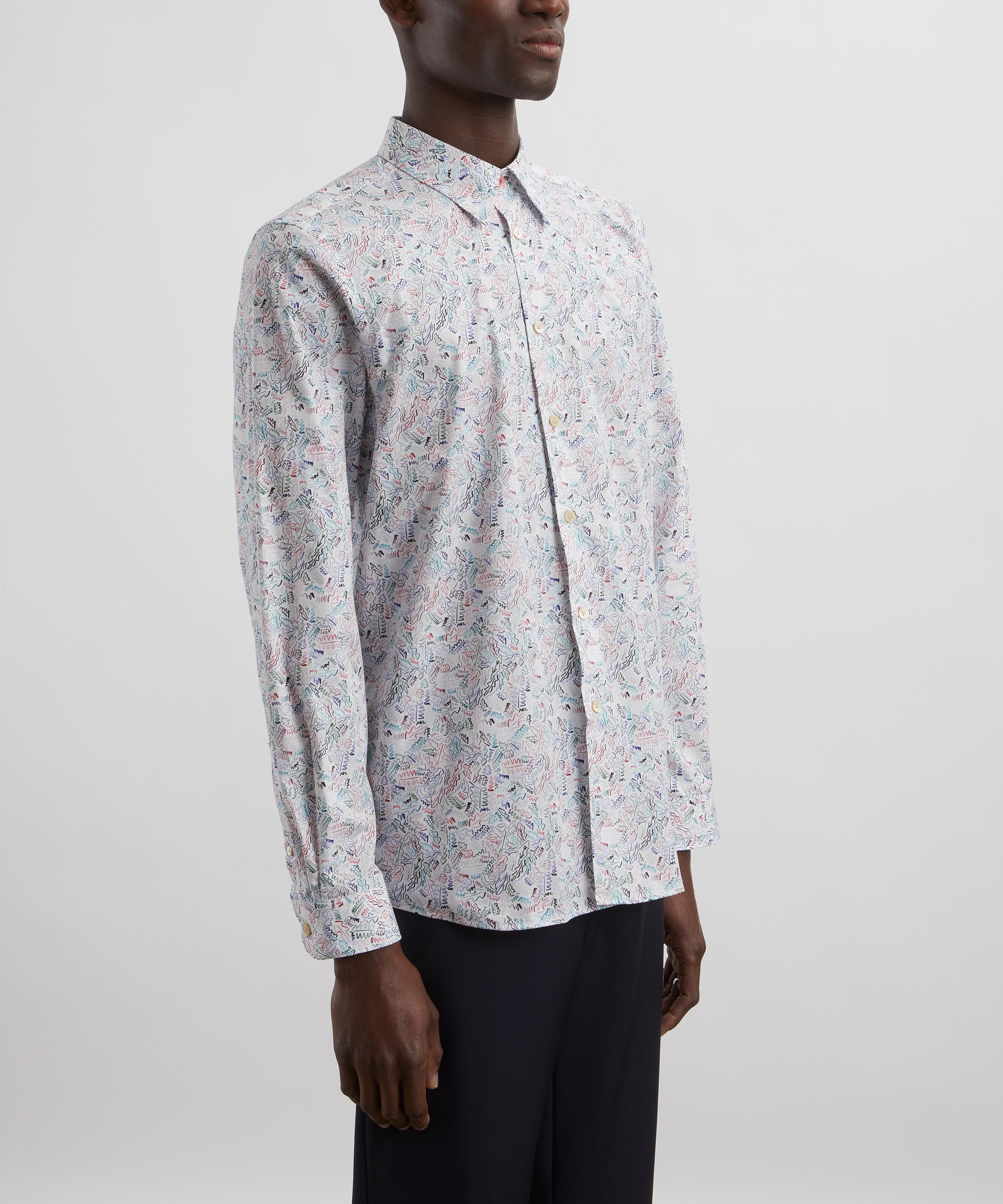 PS Paul Smith - Chicory Floral Tailored Cotton Shirt image number 2