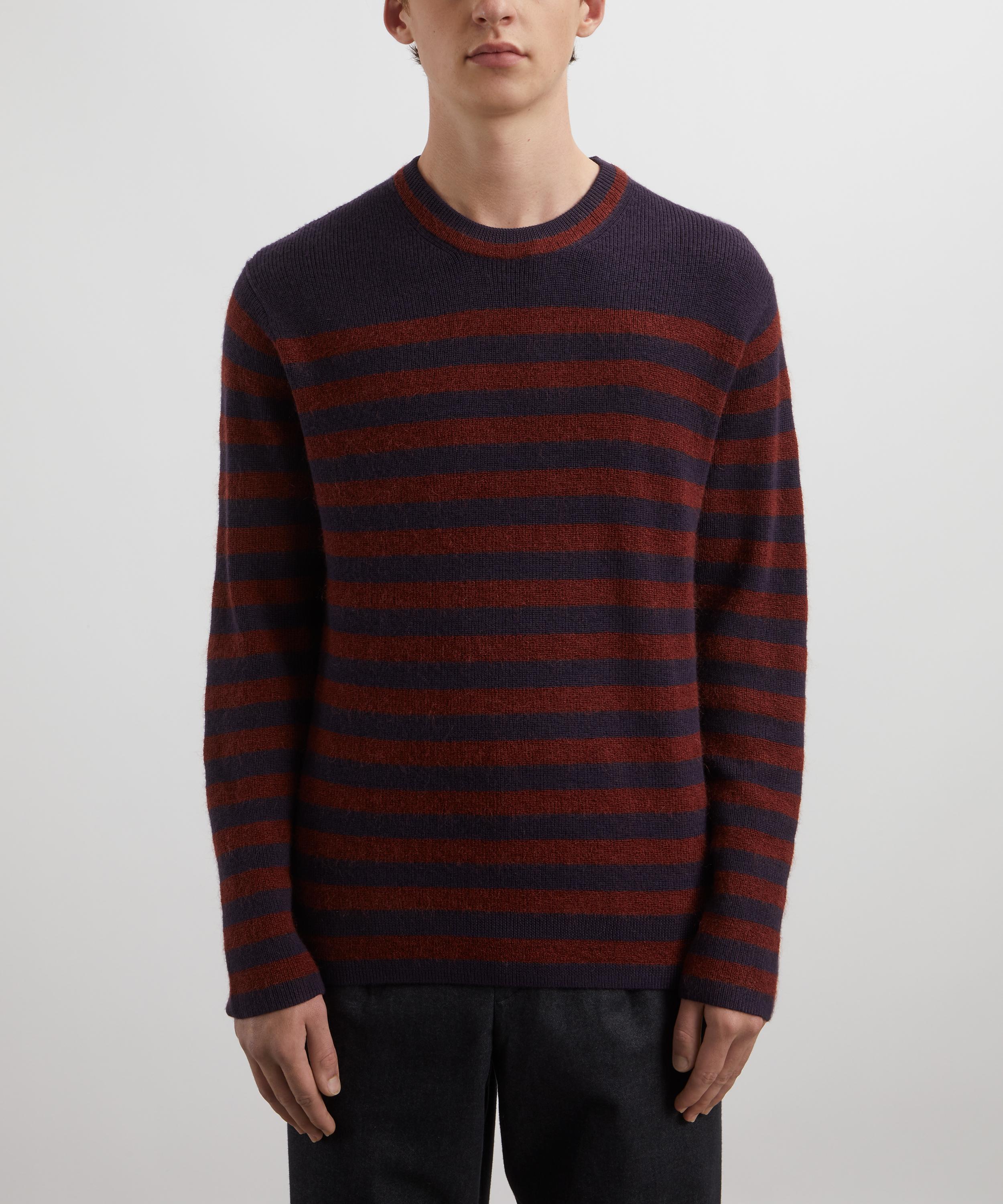 PS Paul Smith - Mohair-Blend Striped Jumper image number 2