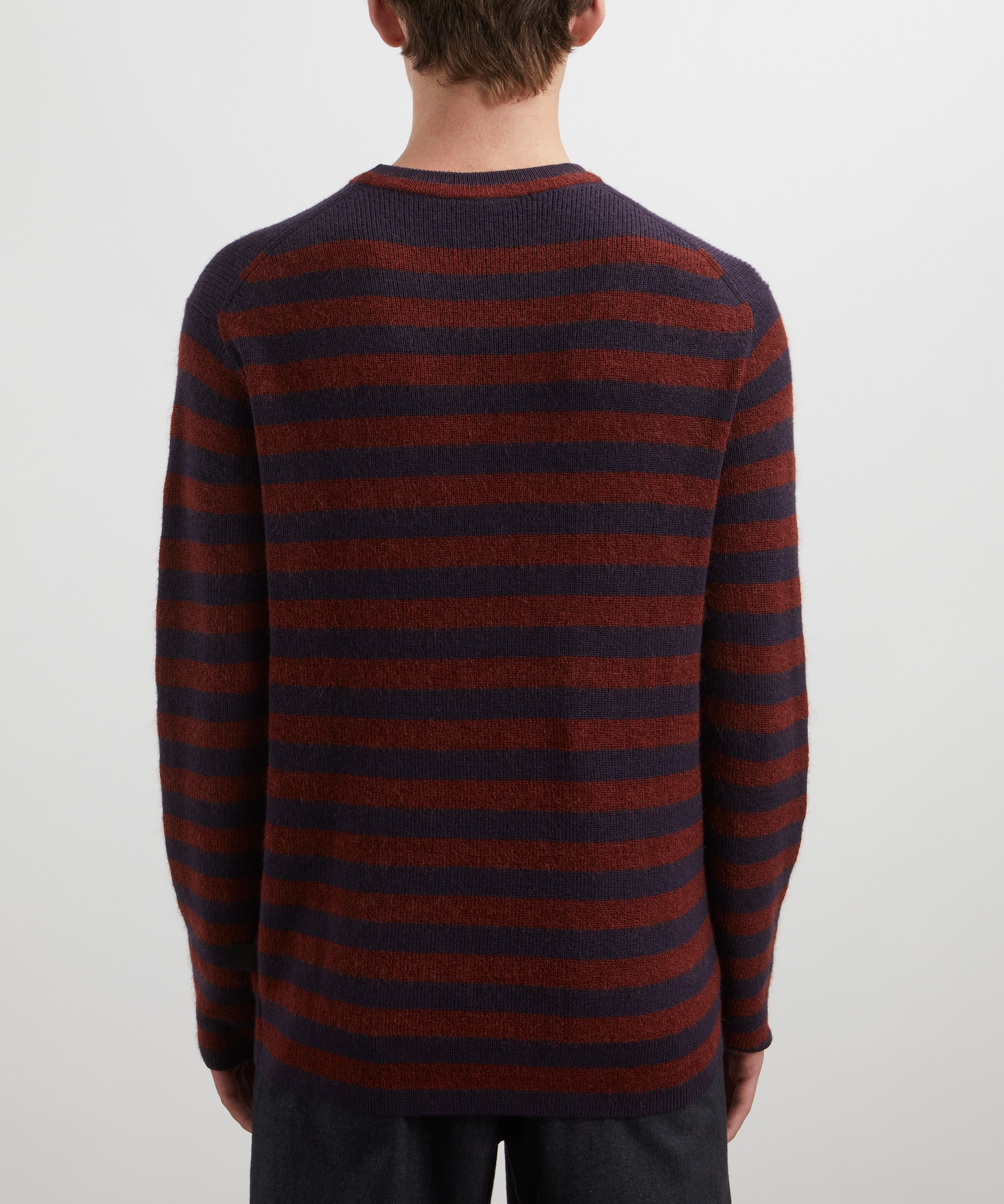 PS Paul Smith - Mohair-Blend Striped Jumper image number 3