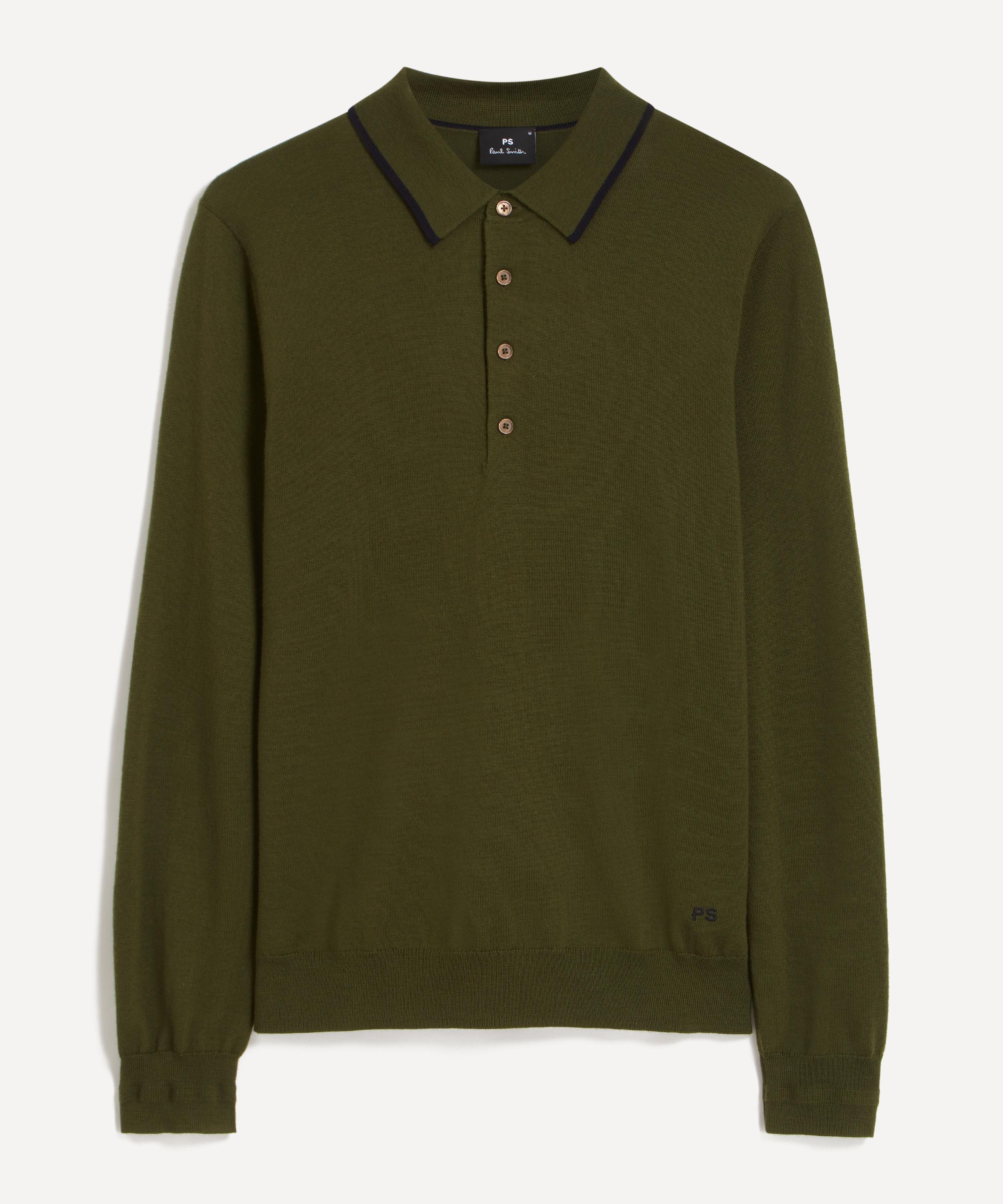 PS Paul Smith - Merino Wool Polo Jumper image number 0