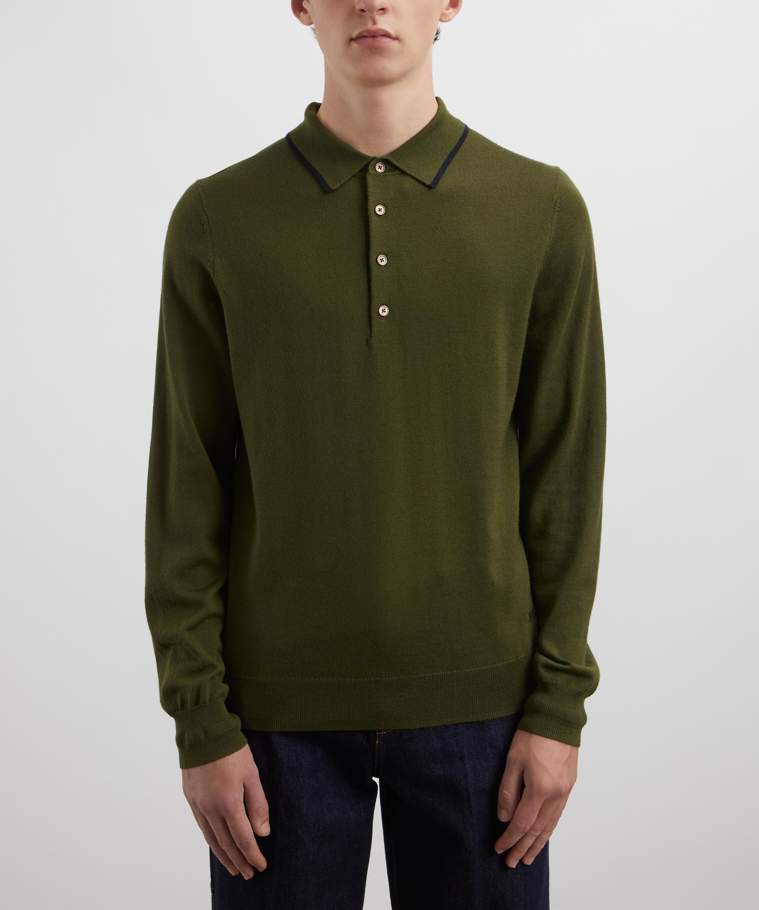 PS Paul Smith - Merino Wool Polo Jumper image number 2