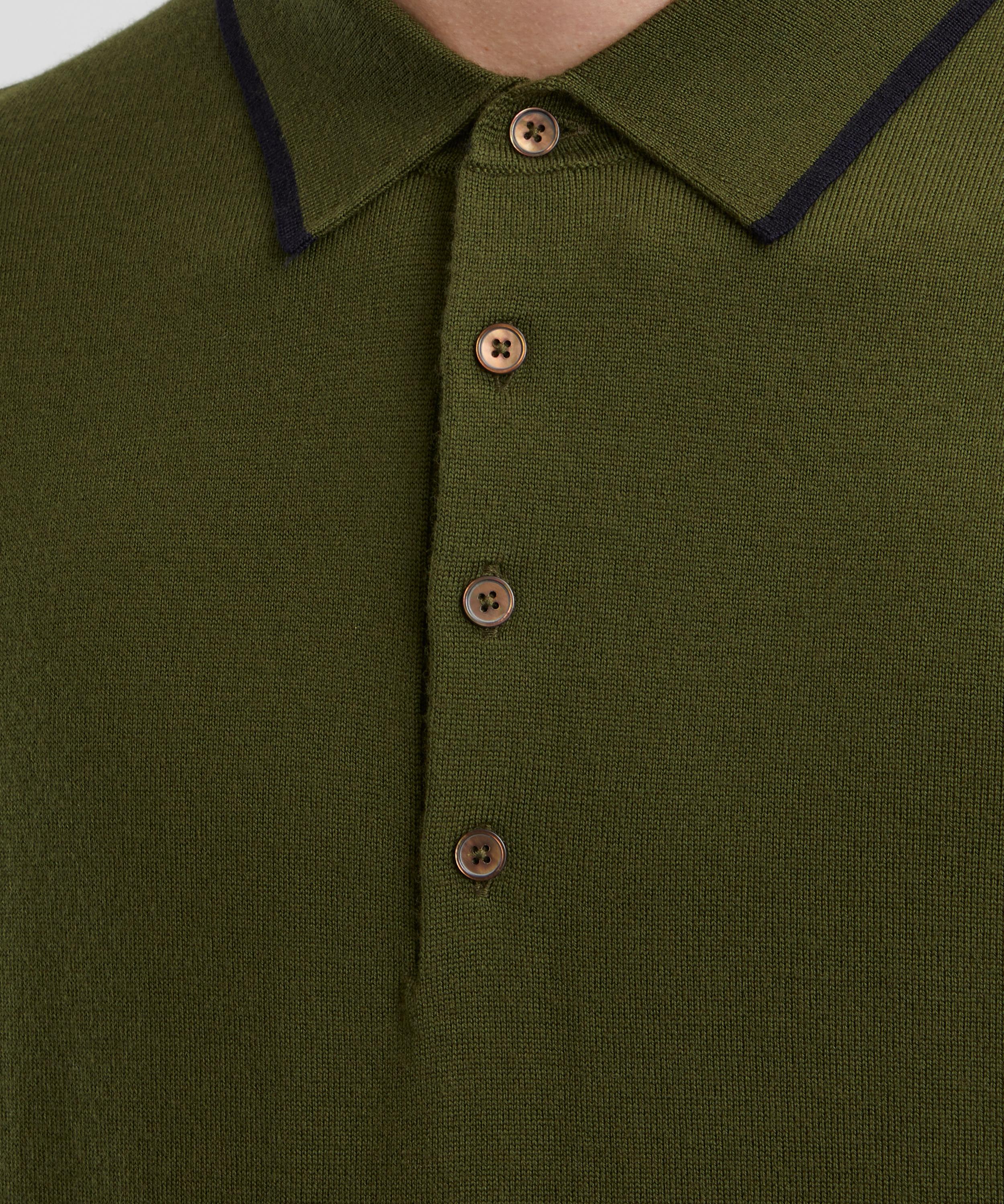 PS Paul Smith - Merino Wool Polo Jumper image number 4