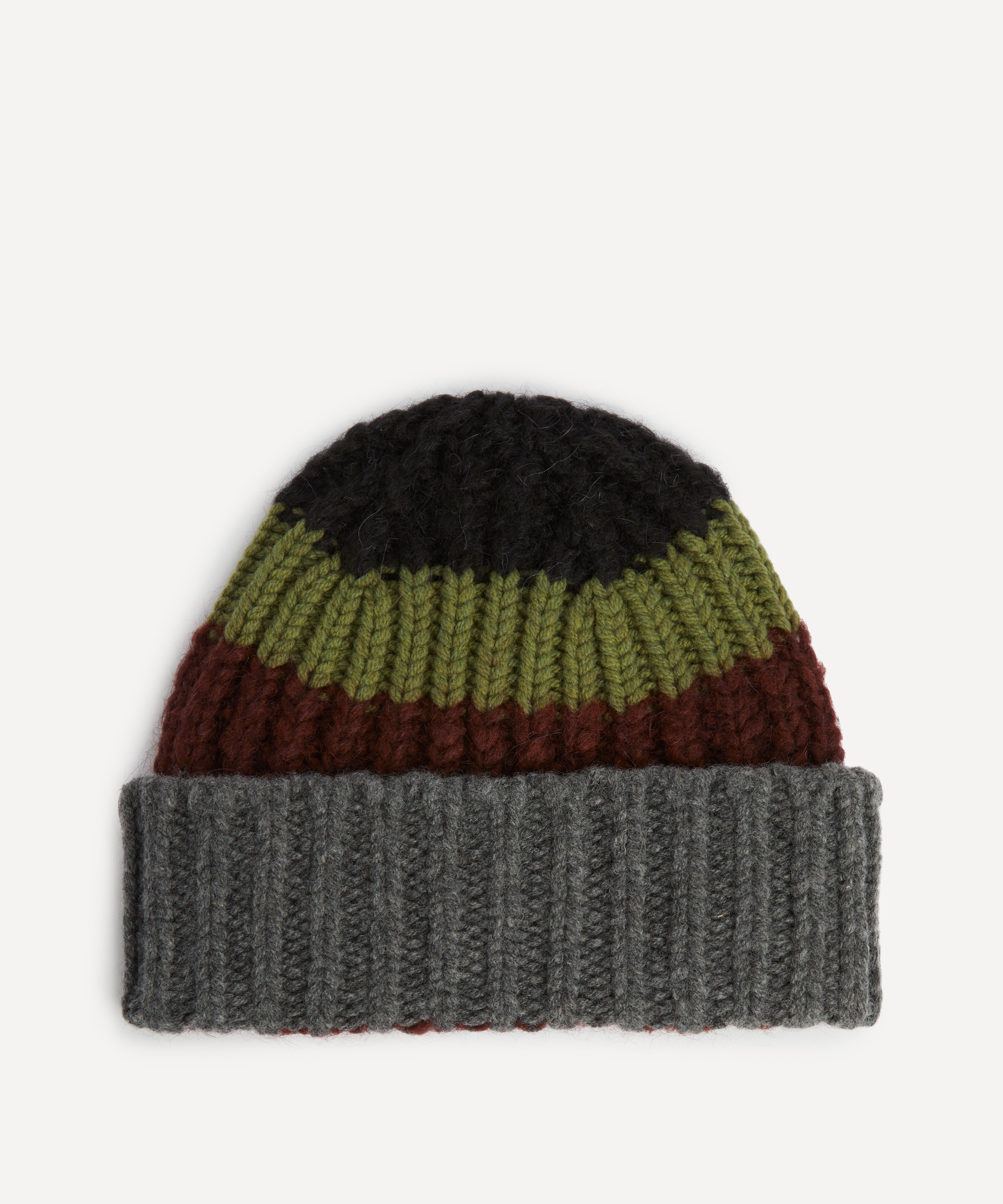 Paul Smith - Colourblock Mohair-Blend Beanie image number 1