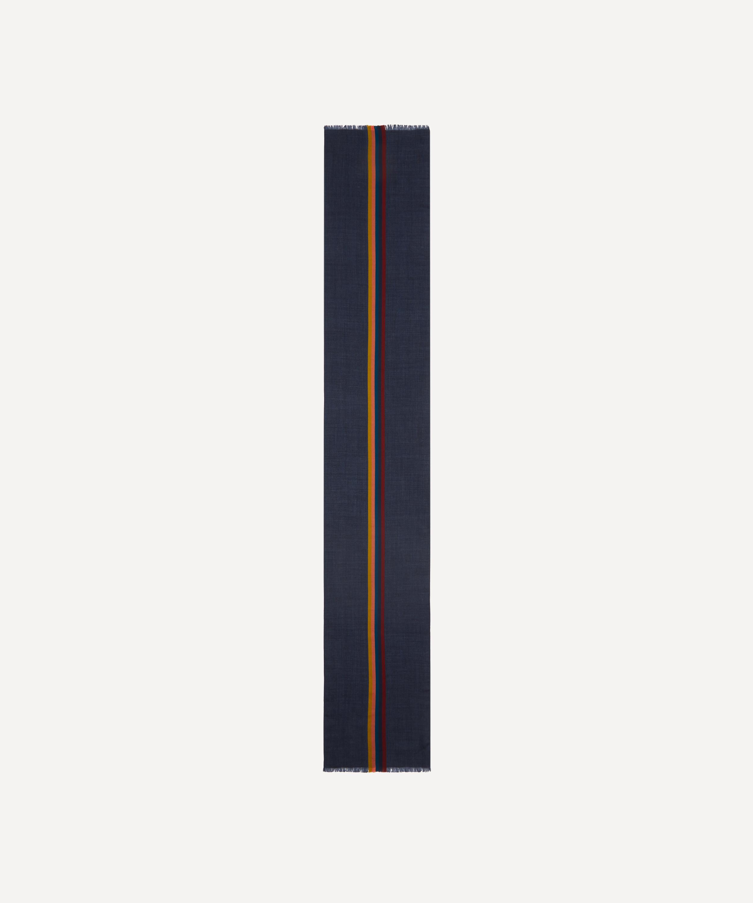 Paul Smith - Signature Stripe Wool-Silk Scarf image number 1