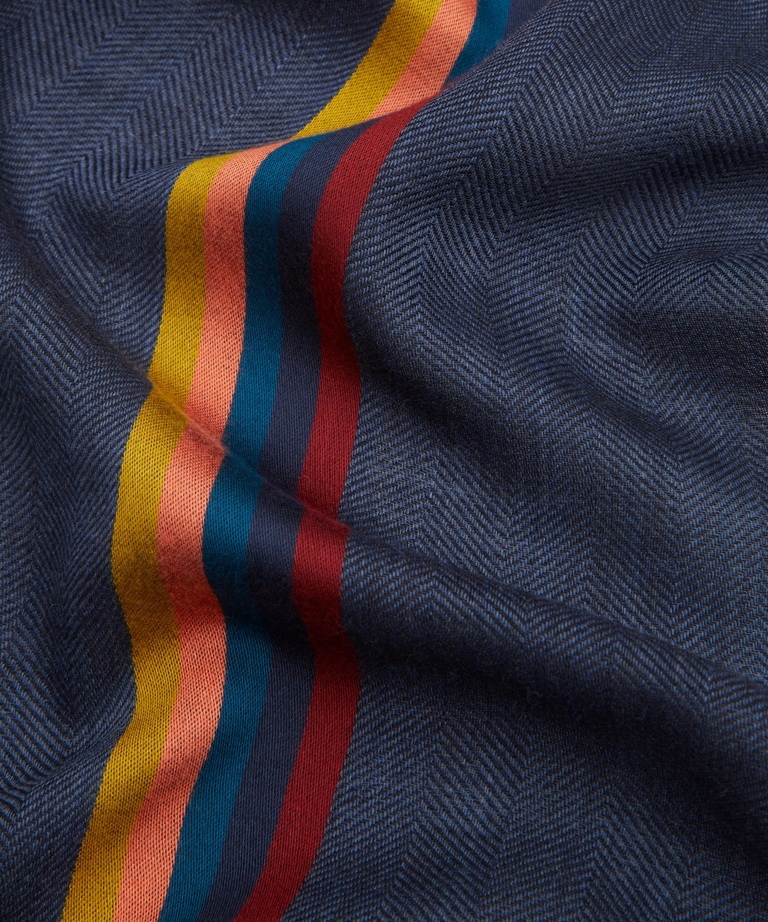 Paul Smith - Signature Stripe Wool-Silk Scarf image number 3