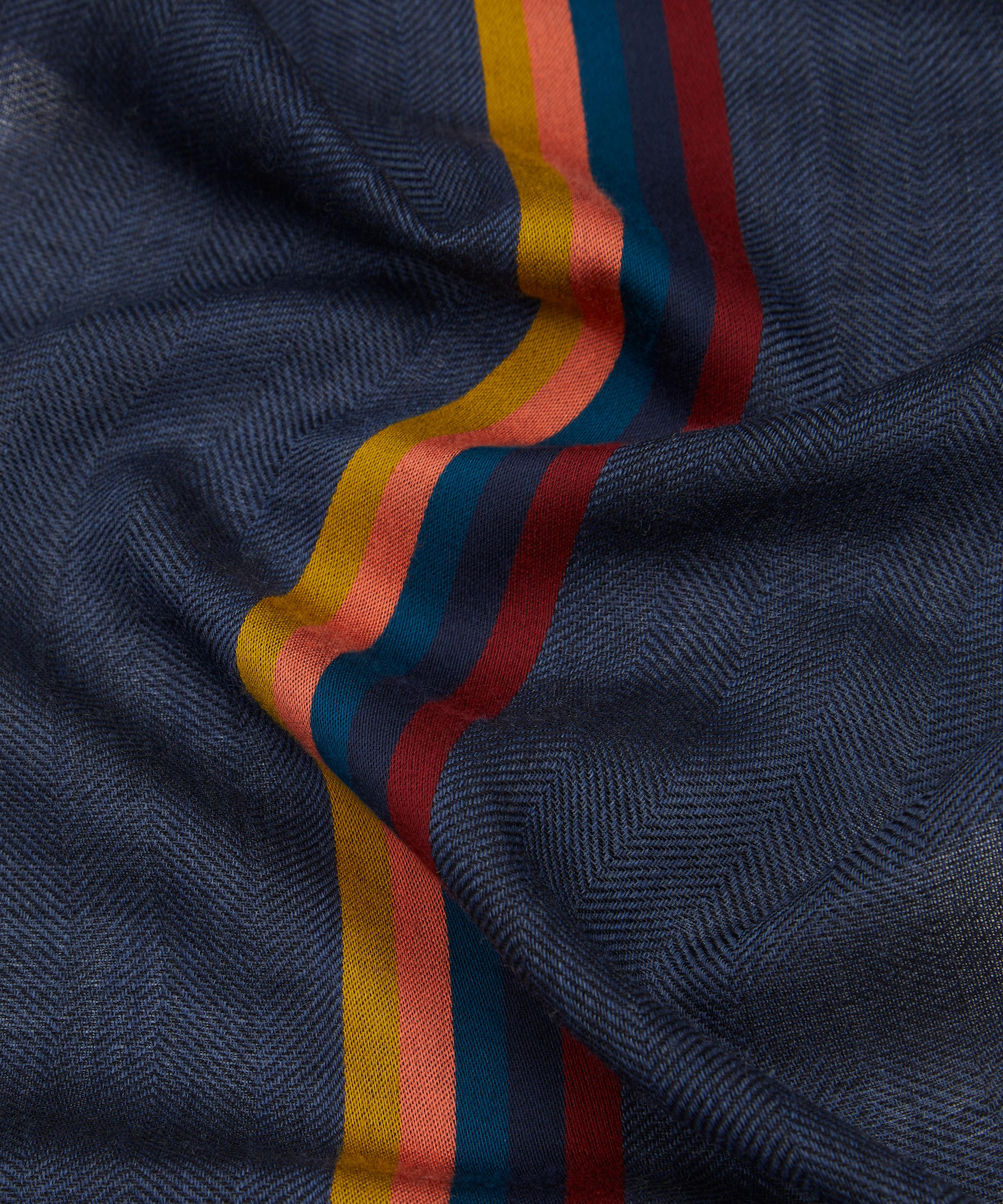 Paul Smith - Signature Stripe Wool-Silk Scarf image number 3