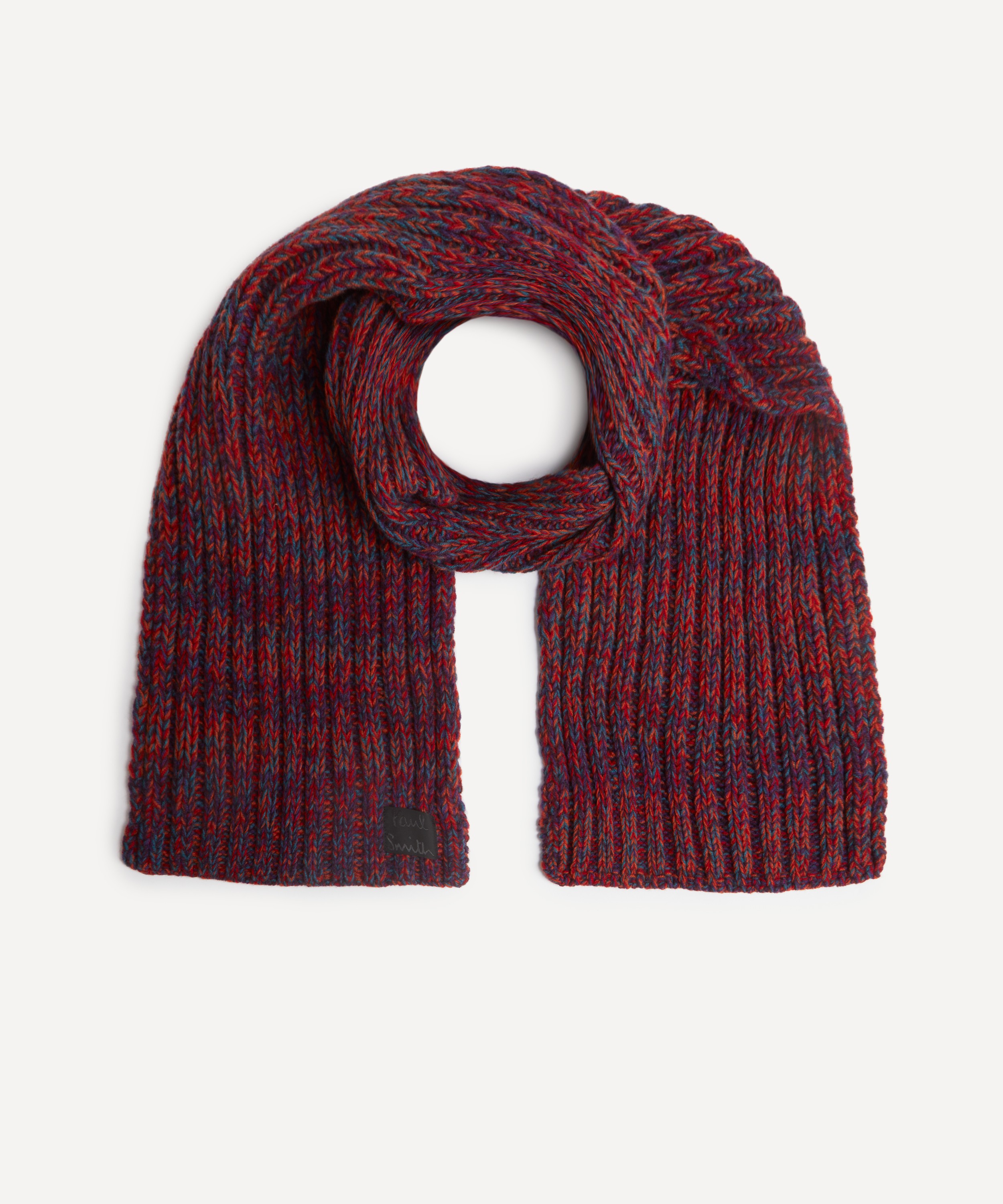 Paul Smith - Chunky Knitted Twist Scarf image number 1