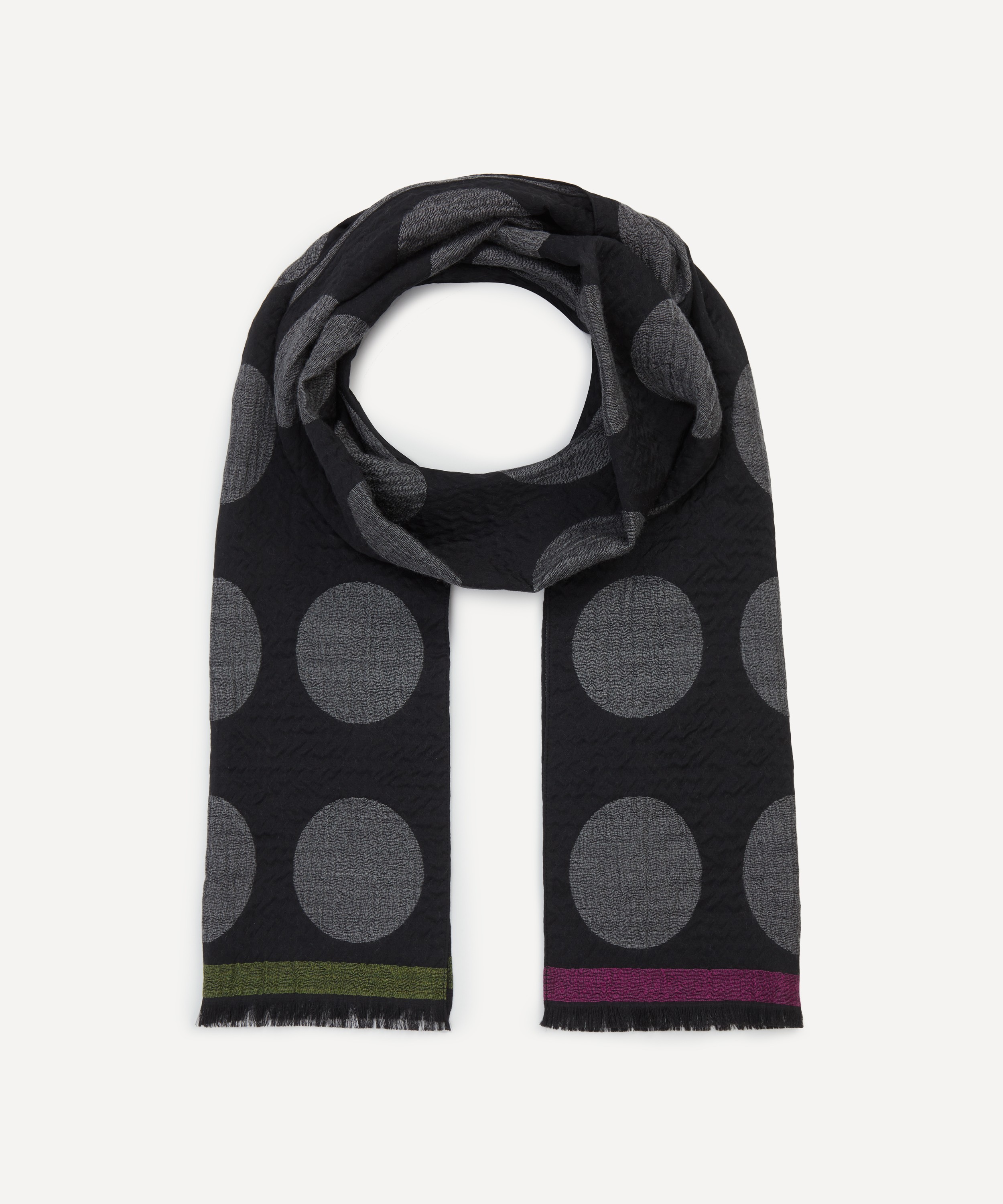 Paul Smith - Spot Jacquard Scarf image number 1