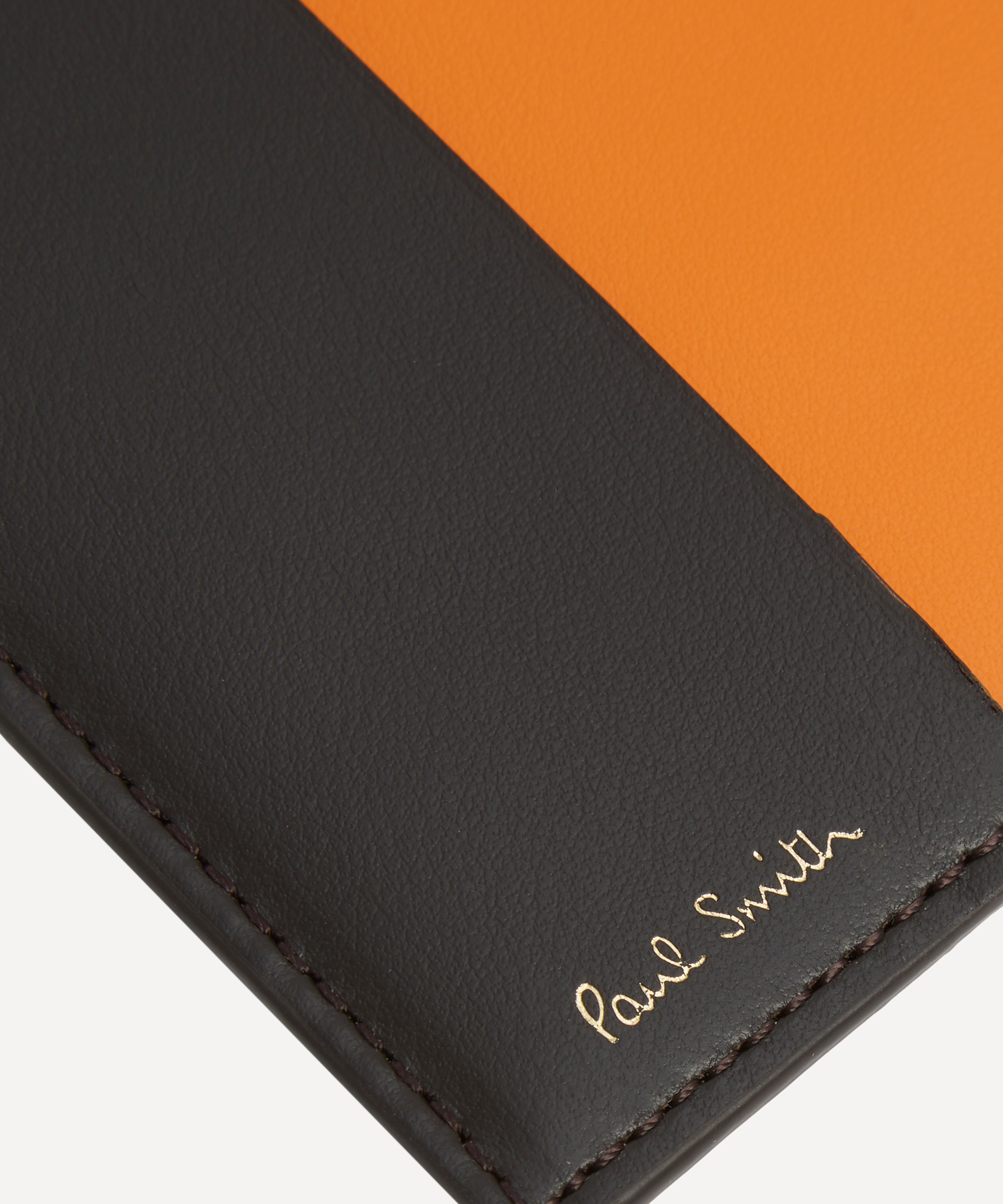 Paul Smith - Shadow Stripe Leather Cardholder image number 2