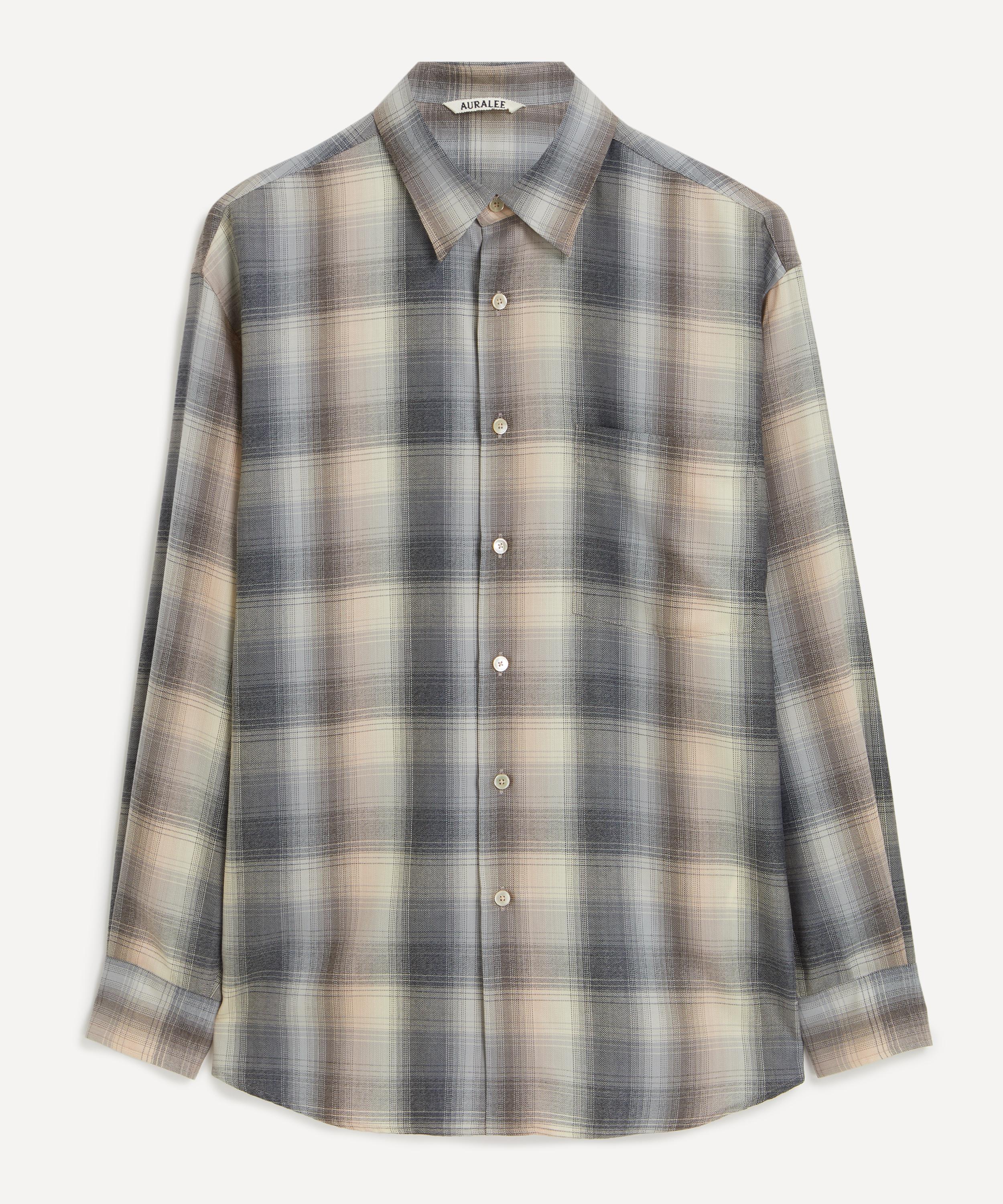 Auralee - Super Light Wool Check Shirt