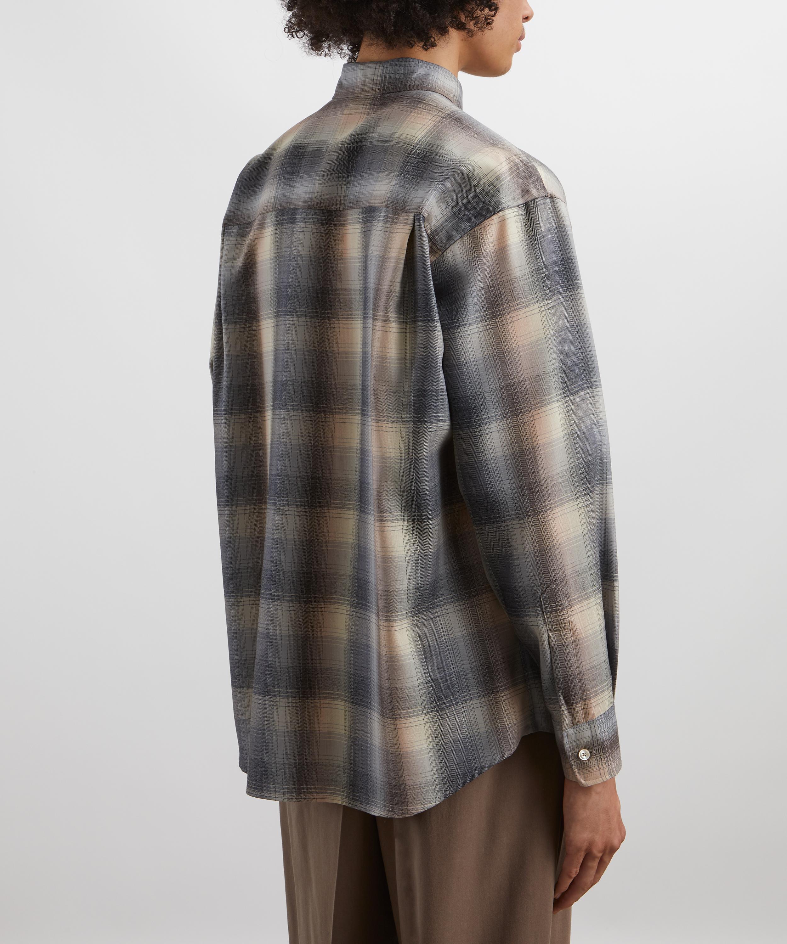 Auralee - Super Light Wool Check Shirt image number 3