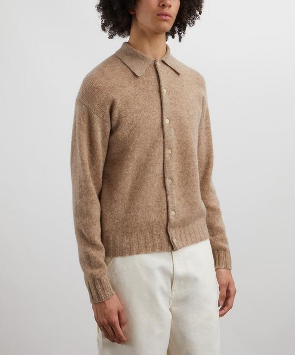Auralee Shetland Wool Cashmere Knit Cardigan | Liberty Auralee Shetland Wool Cashmere Knit Cardigan | Liberty