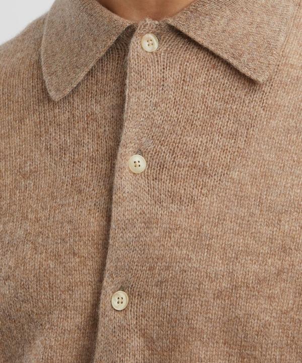 Auralee Shetland Wool Cashmere Knit Cardigan | Liberty Auralee Shetland Wool Cashmere Knit Cardigan | Liberty