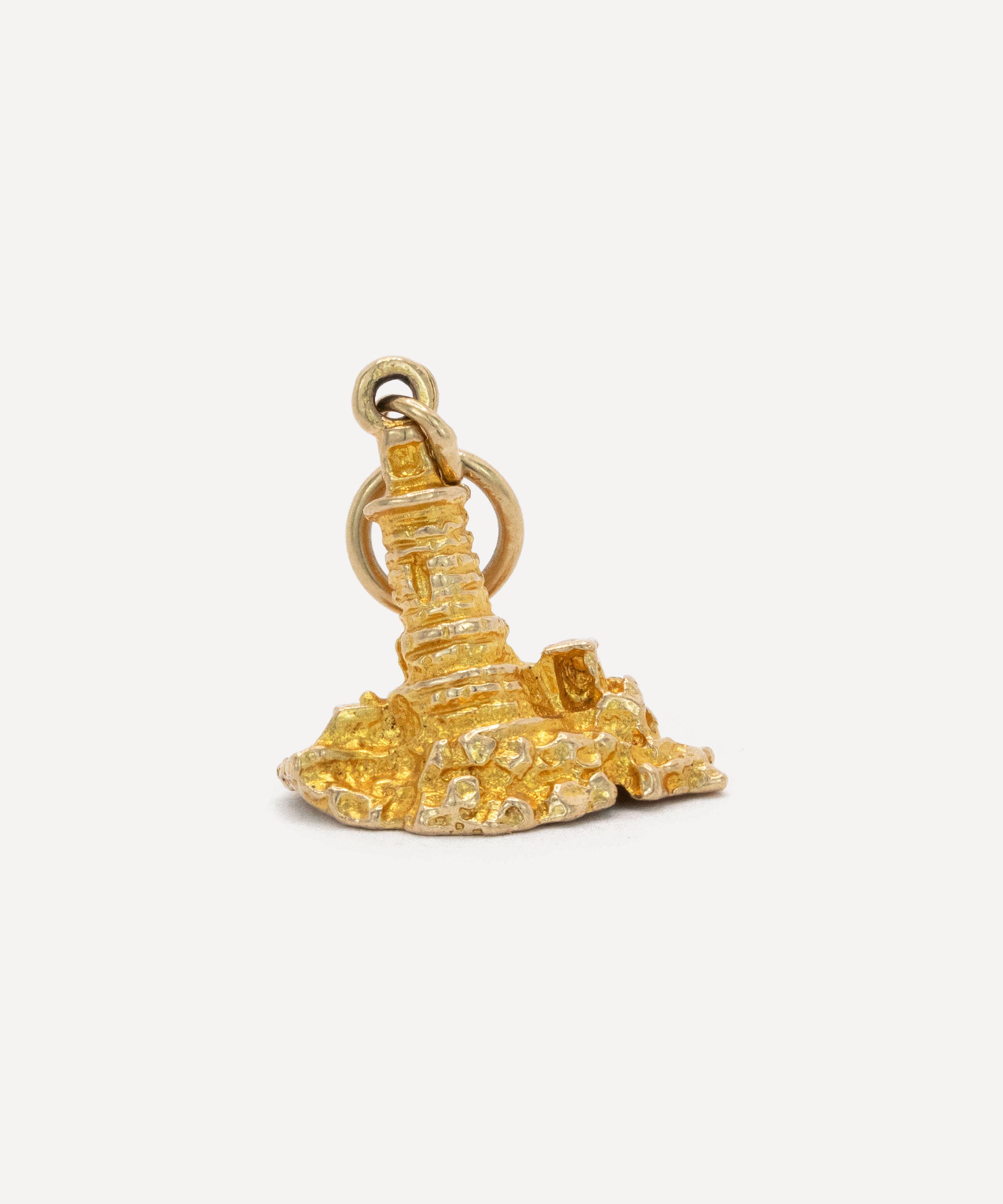 Kojis - 9ct Gold Vintage ‘La Corbiere’ Lighthouse Charm image number 0