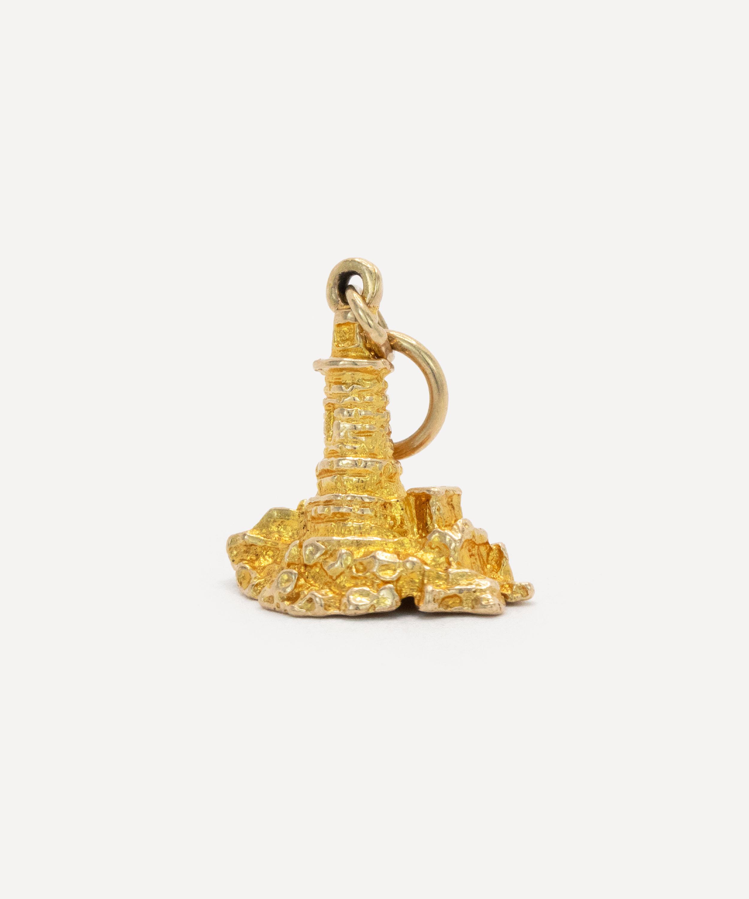 Kojis - 9ct Gold Vintage ‘La Corbiere’ Lighthouse Charm image number 1