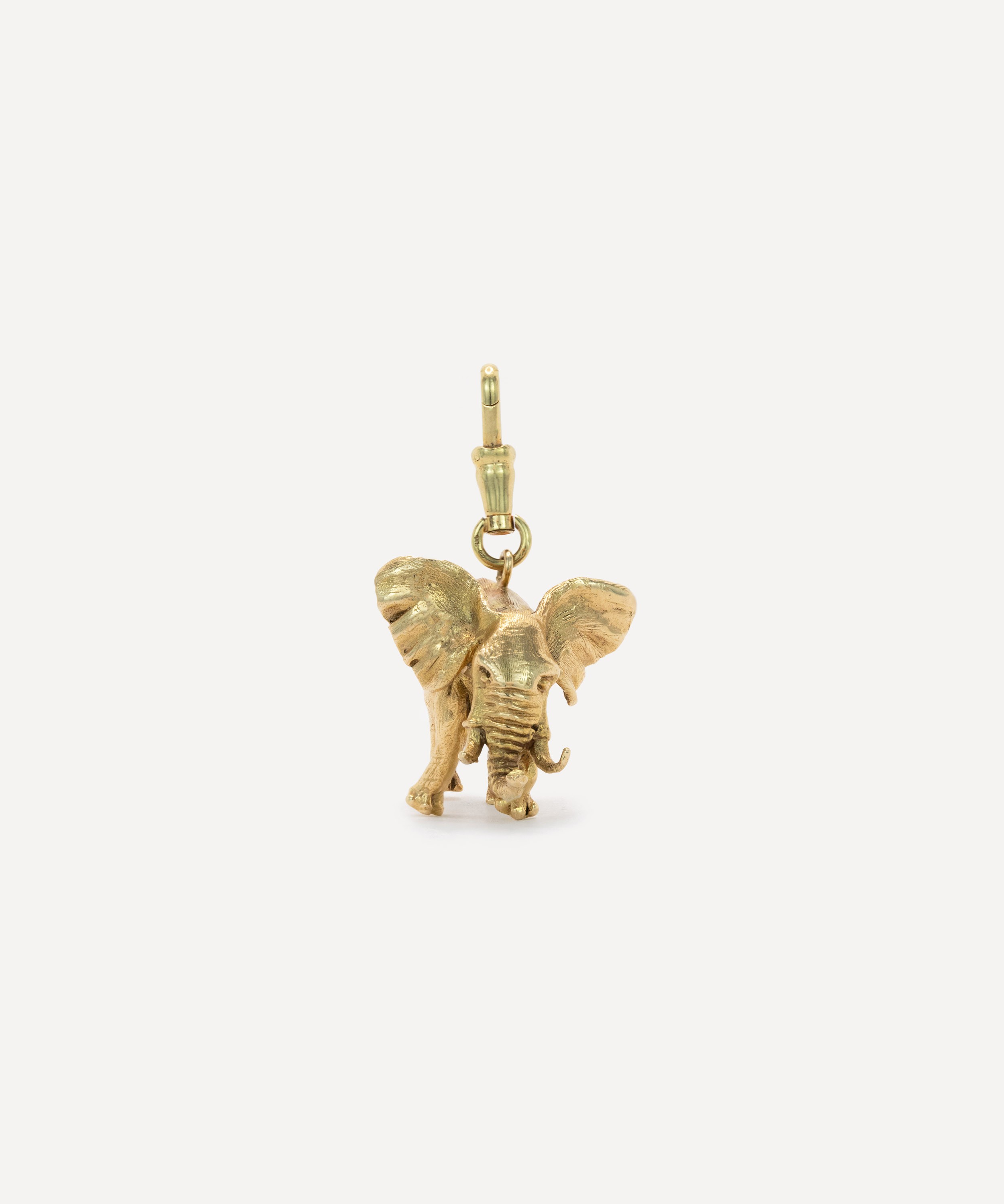 Kojis - 9ct Gold Charging Elephant Charm image number 2