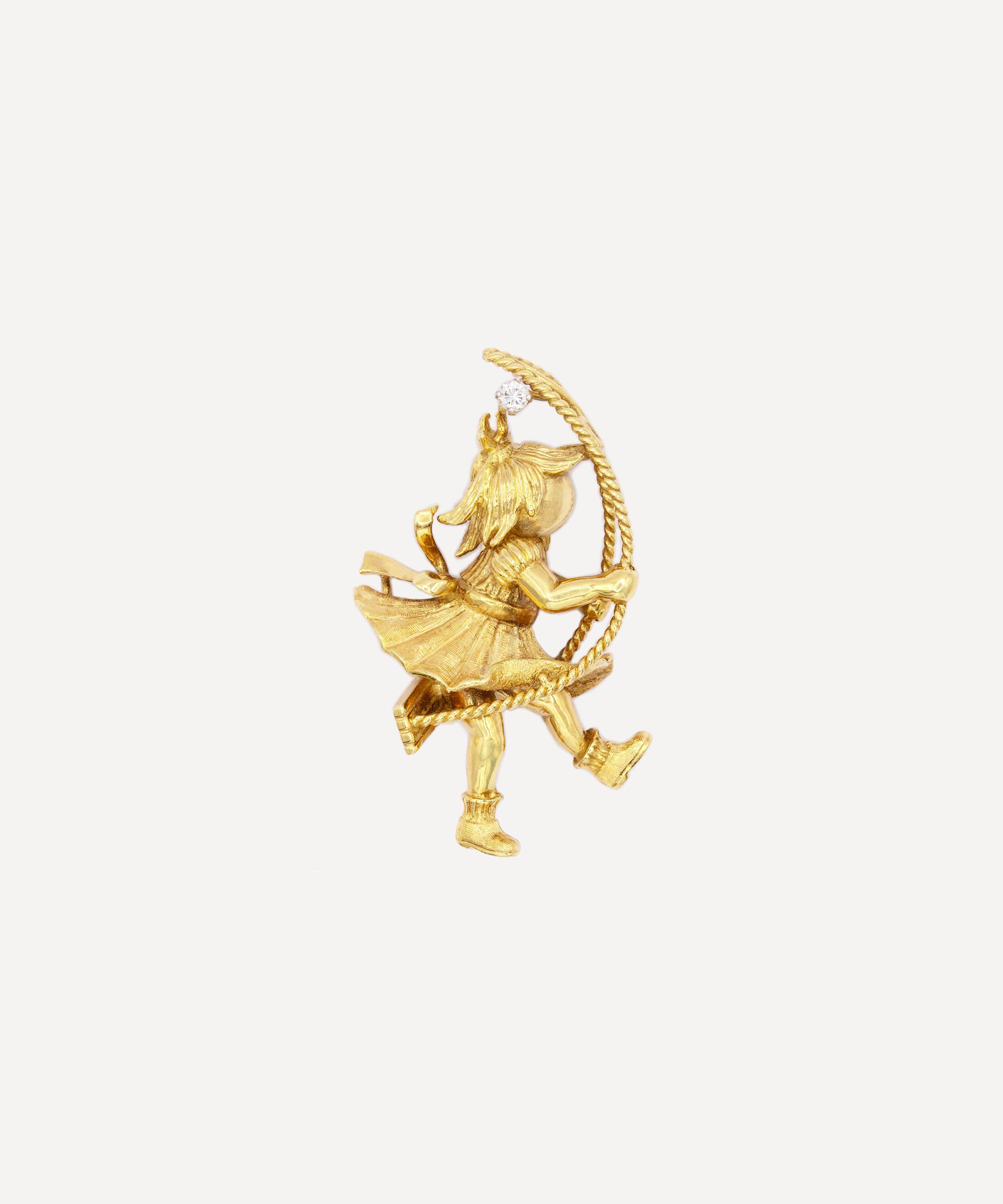 Kojis - 14ct Gold Swing Brooch image number 0