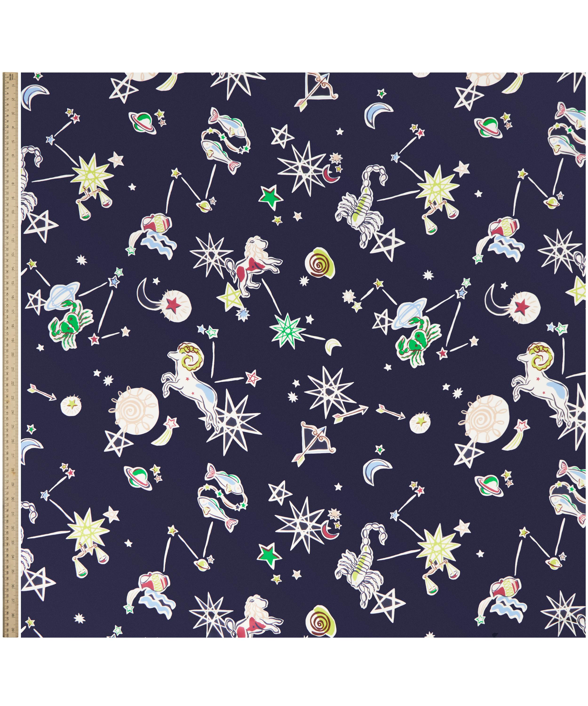 Liberty Fabrics - Surrealist Sky Silk Satin image number 1