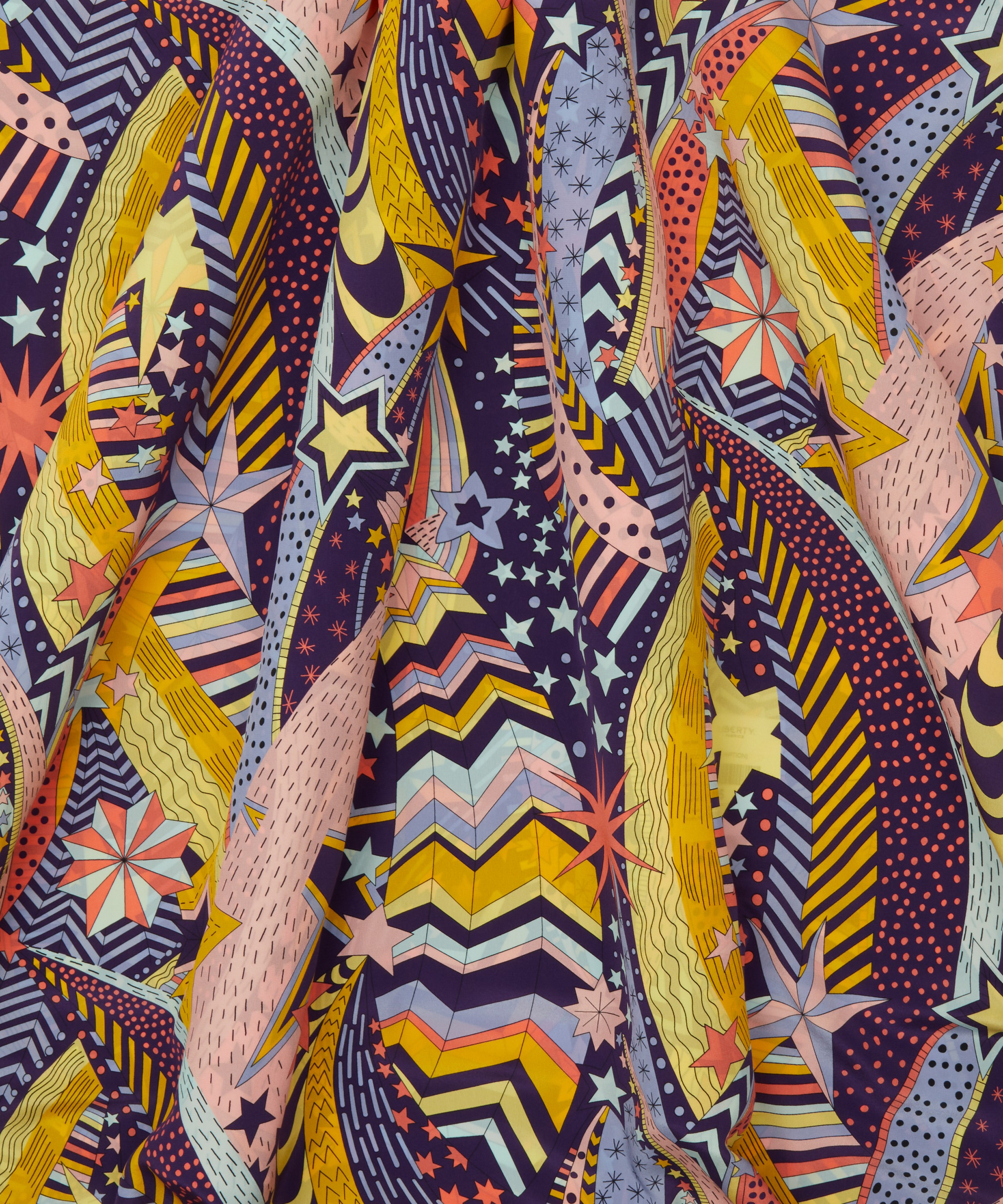 Liberty Fabrics - My Grown Up Star Crepe de Chine image number 2