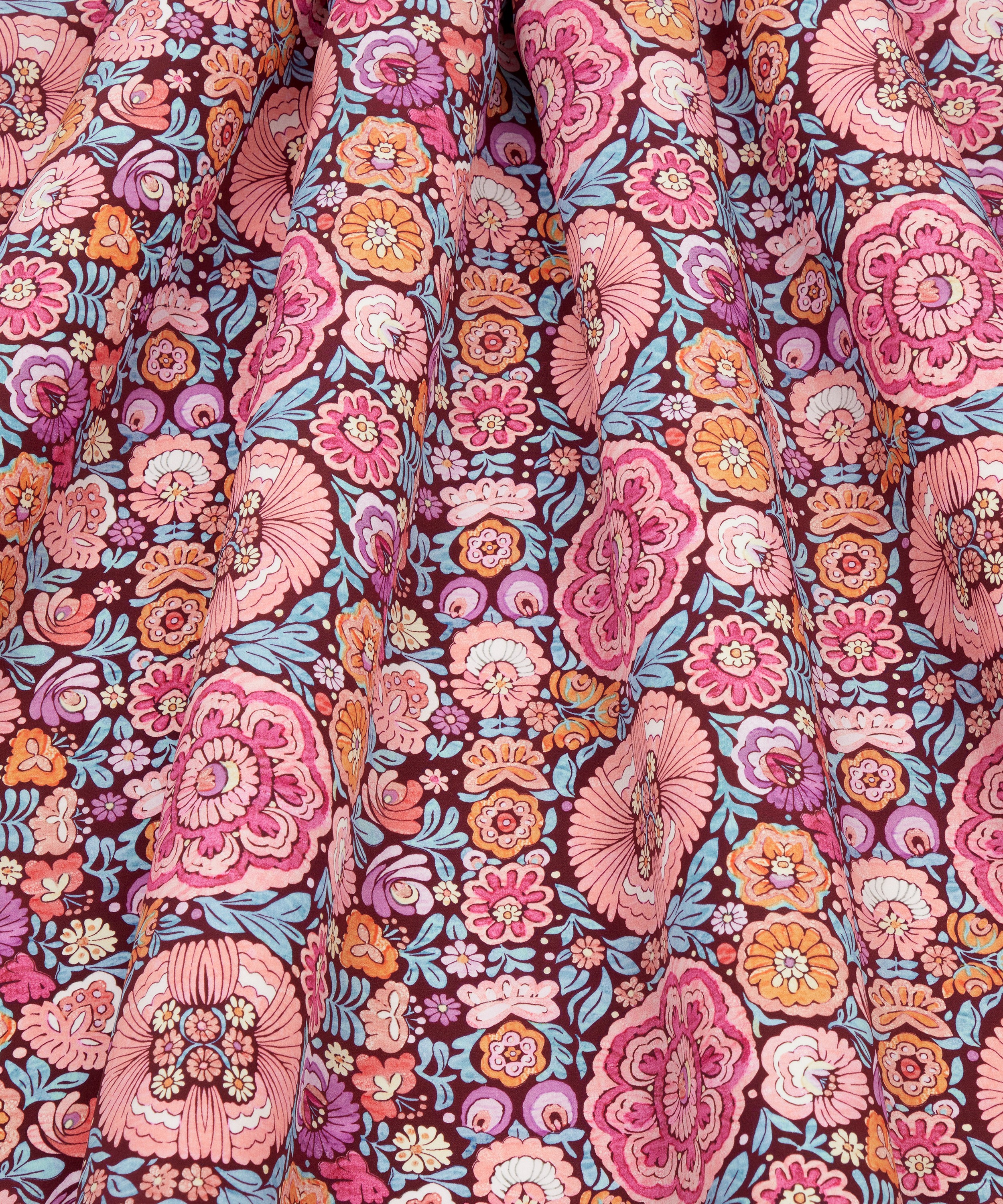 Liberty Fabrics - Begonia Garden Crepe de Chine image number 2