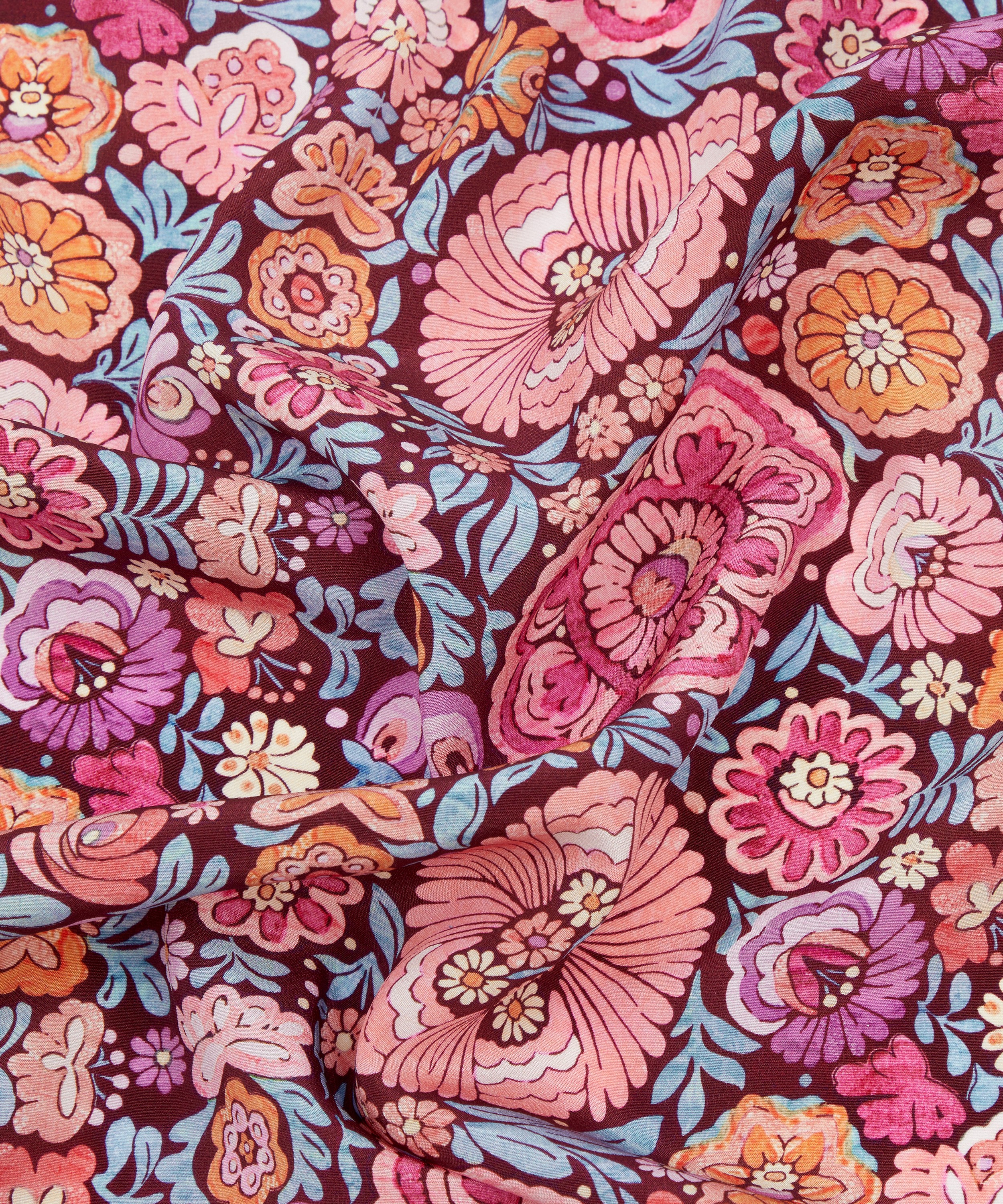 Liberty Fabrics - Begonia Garden Crepe de Chine image number 3