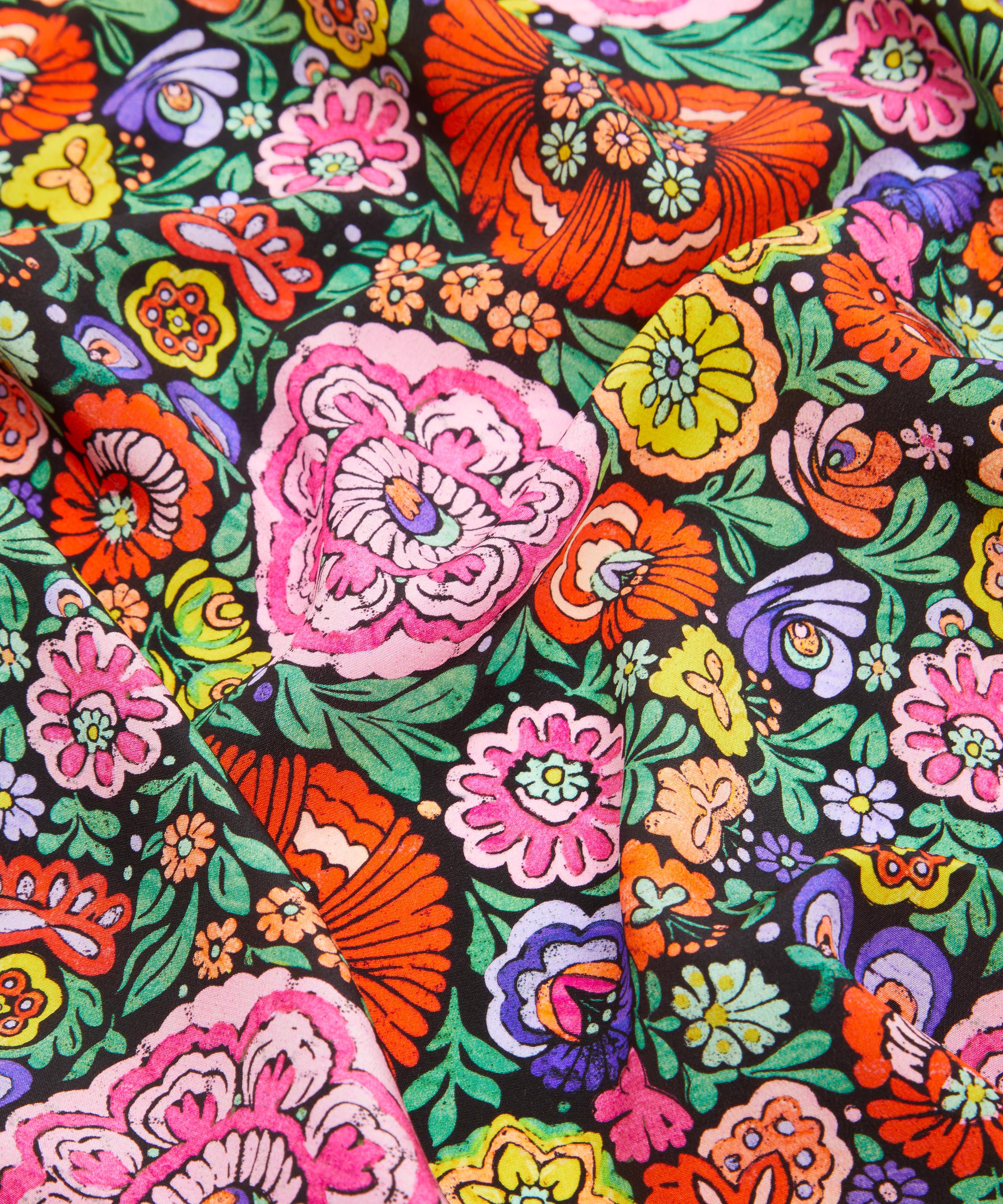 Liberty Fabrics - Begonia Garden Crepe de Chine image number 3