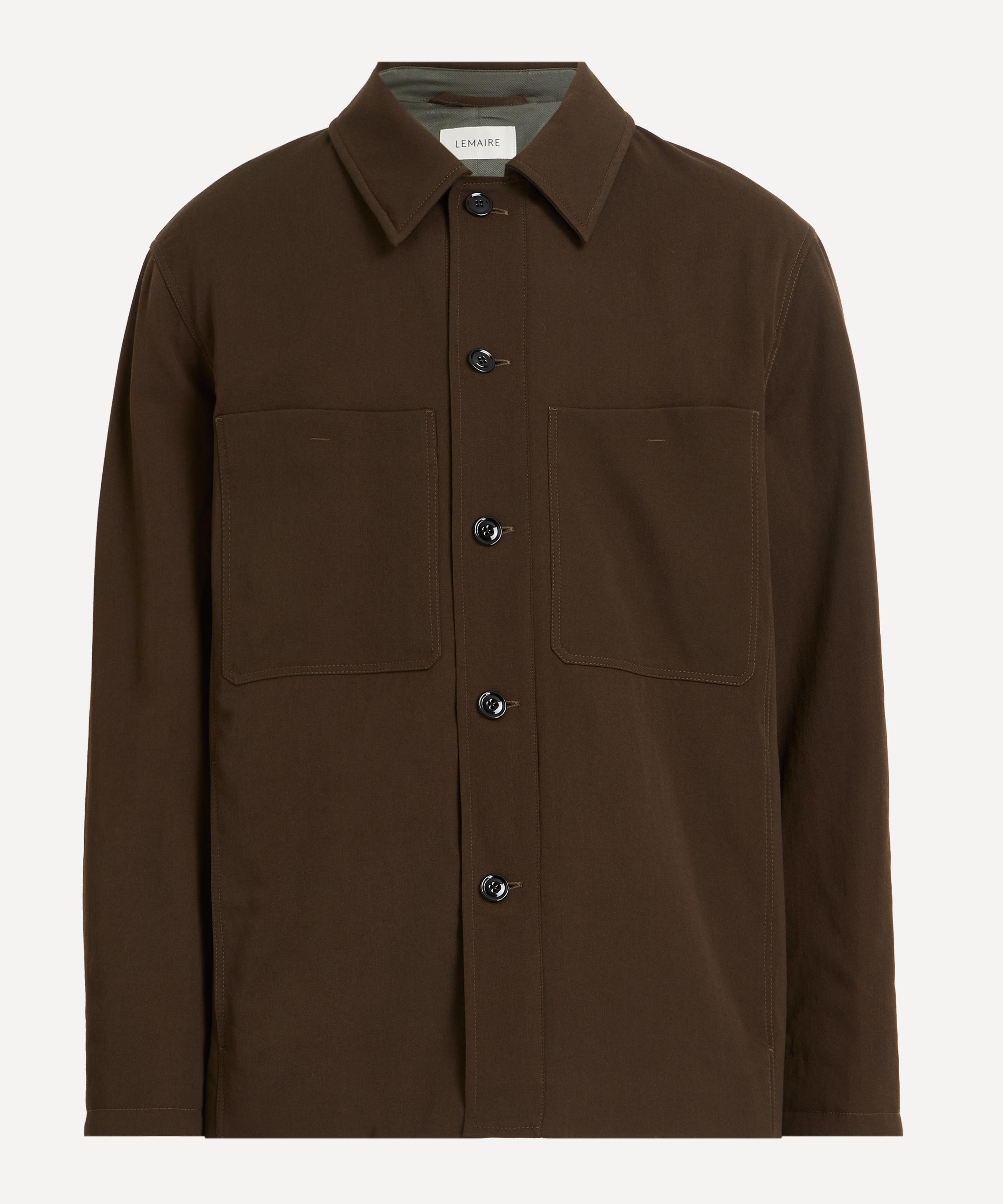ジャケット・アウター LEMAIRE LIGHT FELTED WOOL LONG OVERSHIRT ジャケット・アウター LEMAIRE LIGHT FELTED WOOL LONG