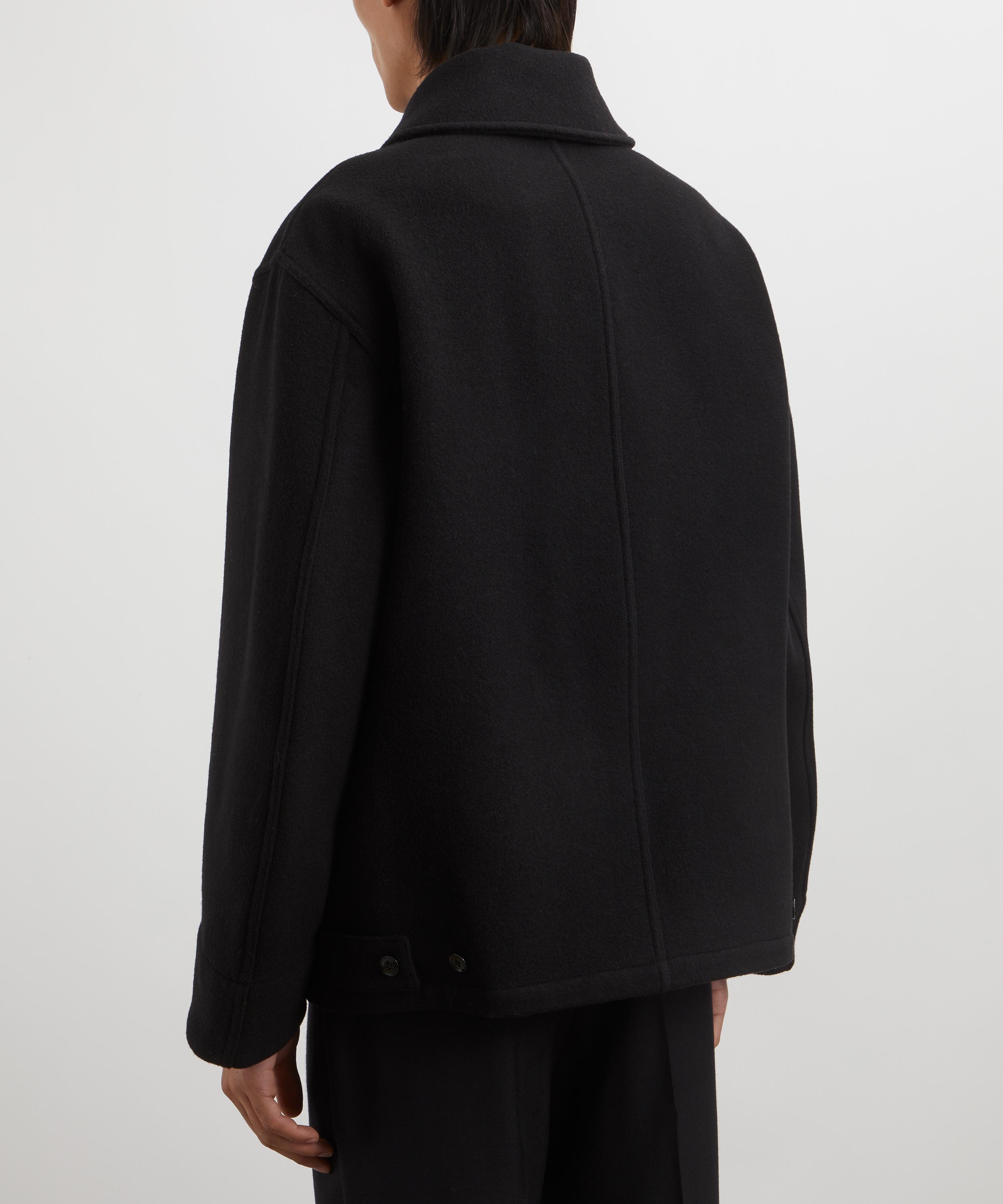 Lemaire - Dispatch Double Wool Peacoat image number 3