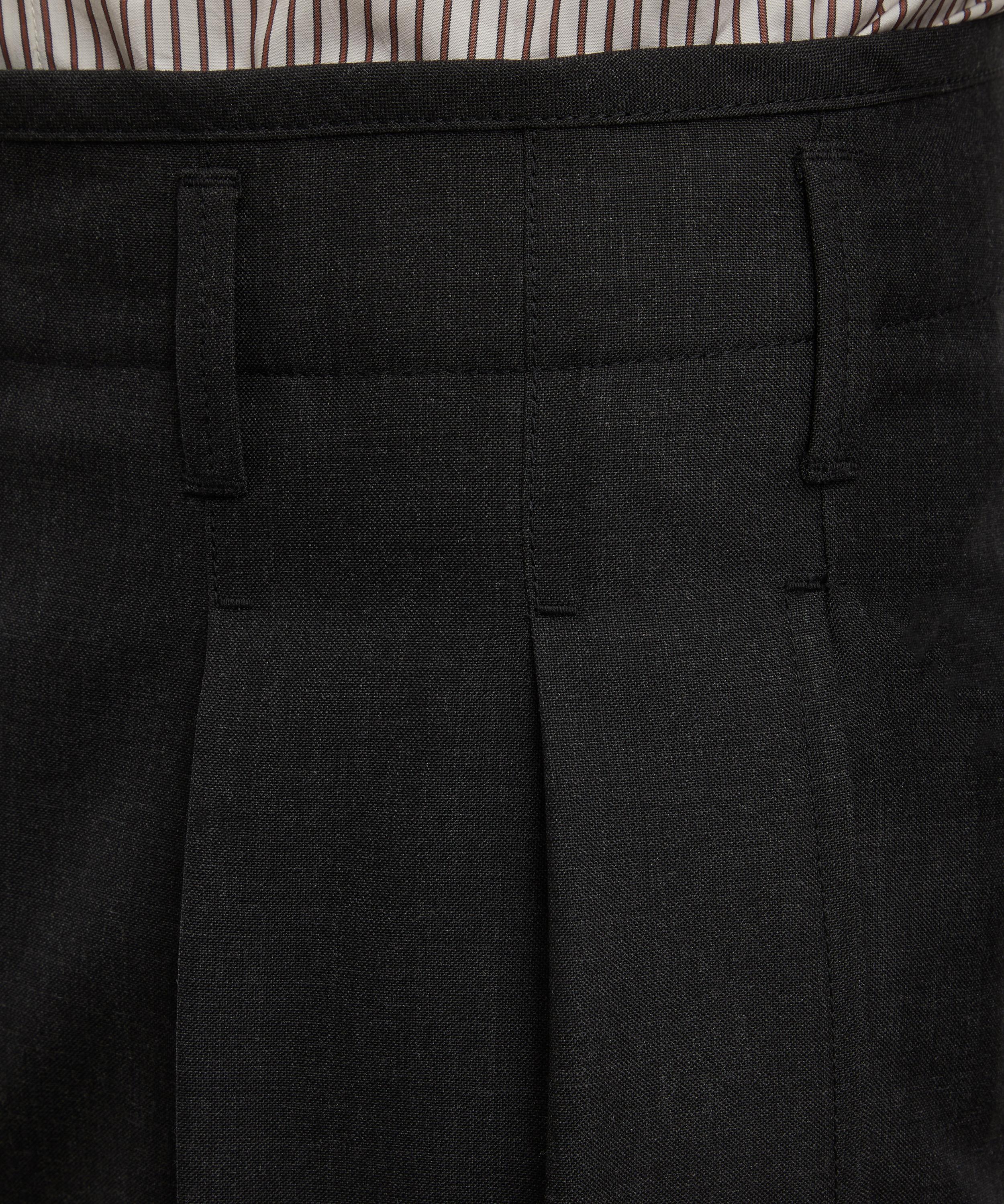 Lemaire - Pleated Tropical Poly-Wool Trousers image number 4