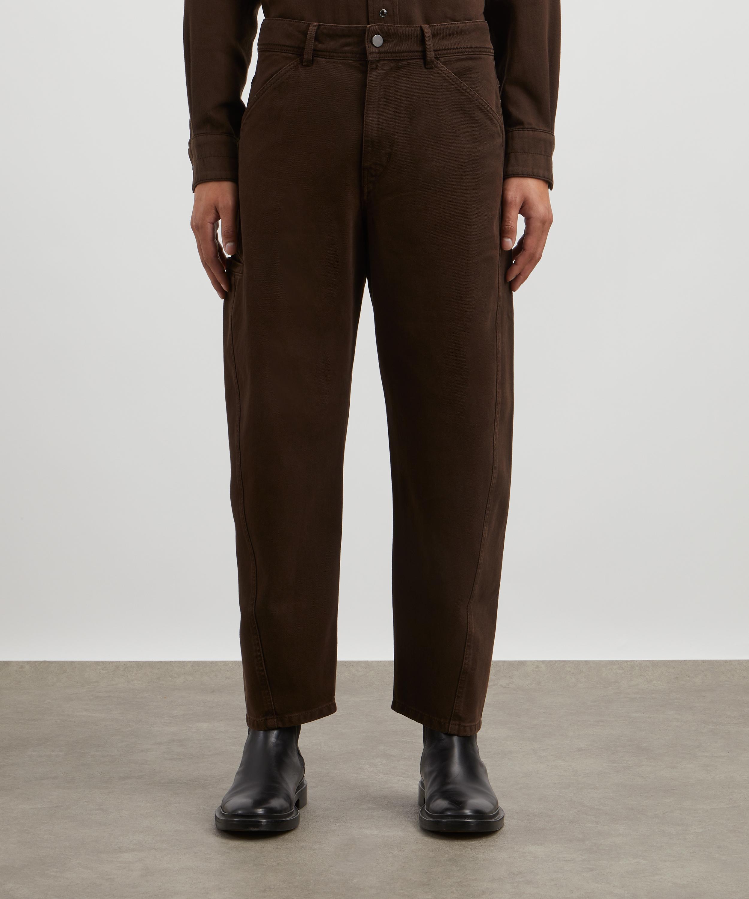 Lemaire - Twisted Workwear Espresso Trousers image number 2