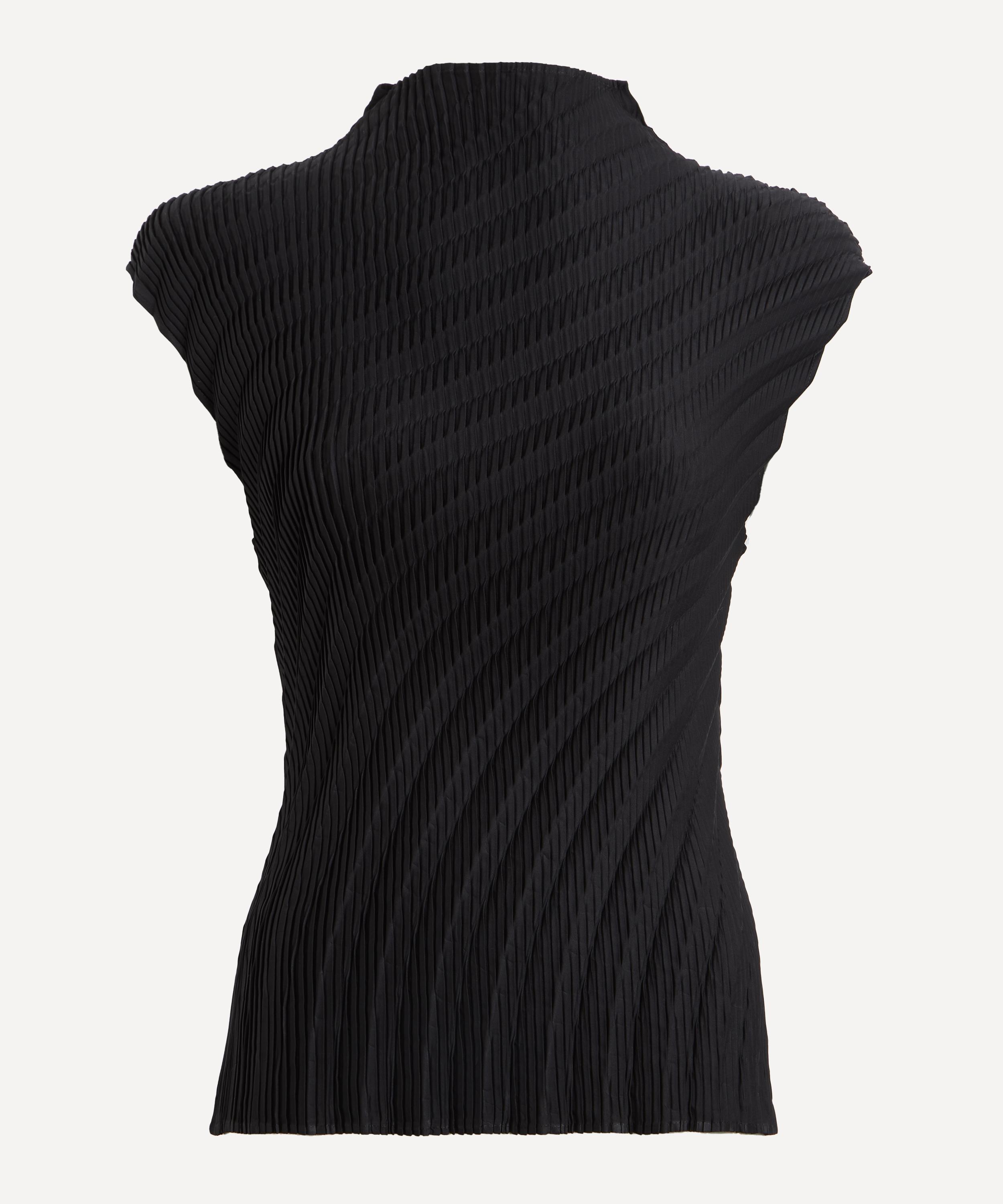 Issey Miyake - NUANCE PLEATS SOLID Sleeveless Top image number 0