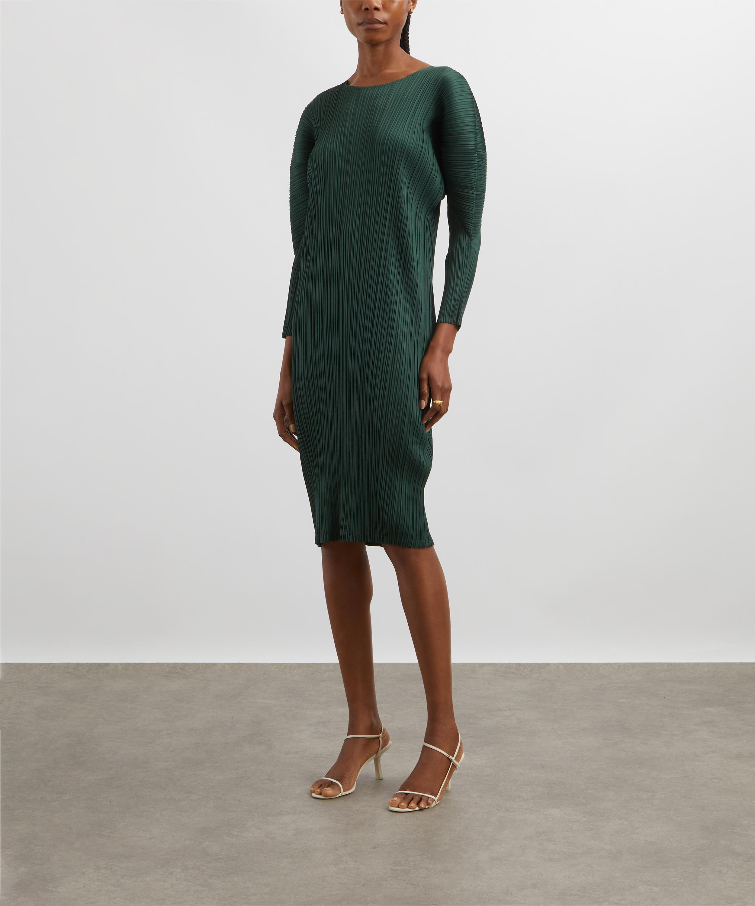 Pleats Please Issey Miyake - MONTHLY COLOURS: OCTOBER Pleated Midi Dress image number 2